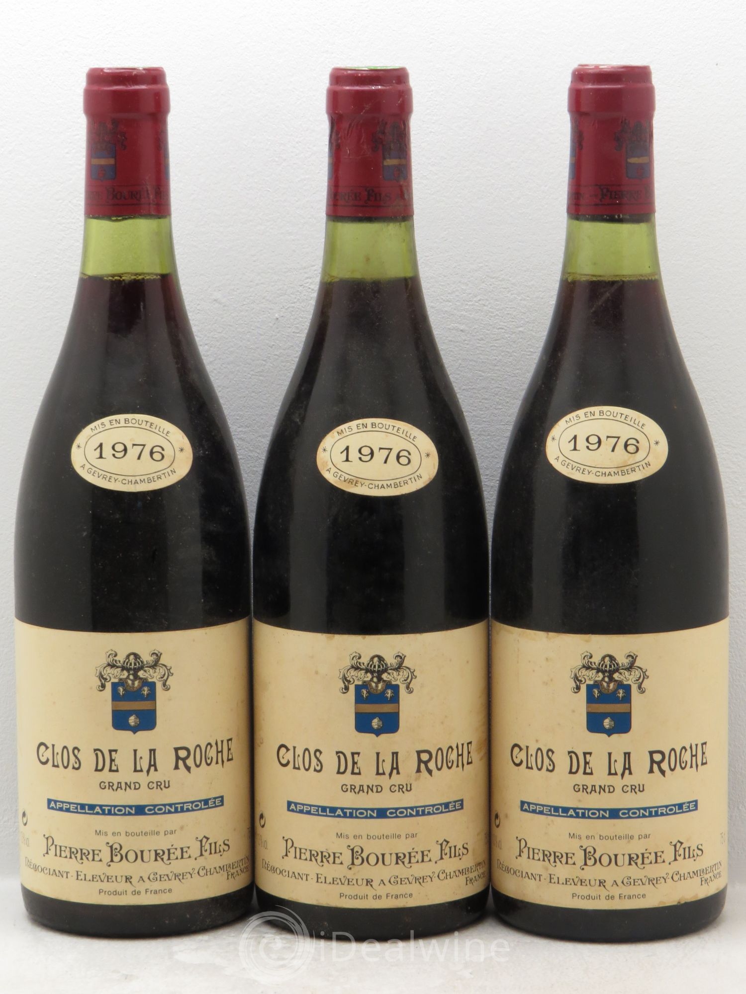 Clos de la Roche Grand Cru 1976 - Lot de 3 bouteilles - 0