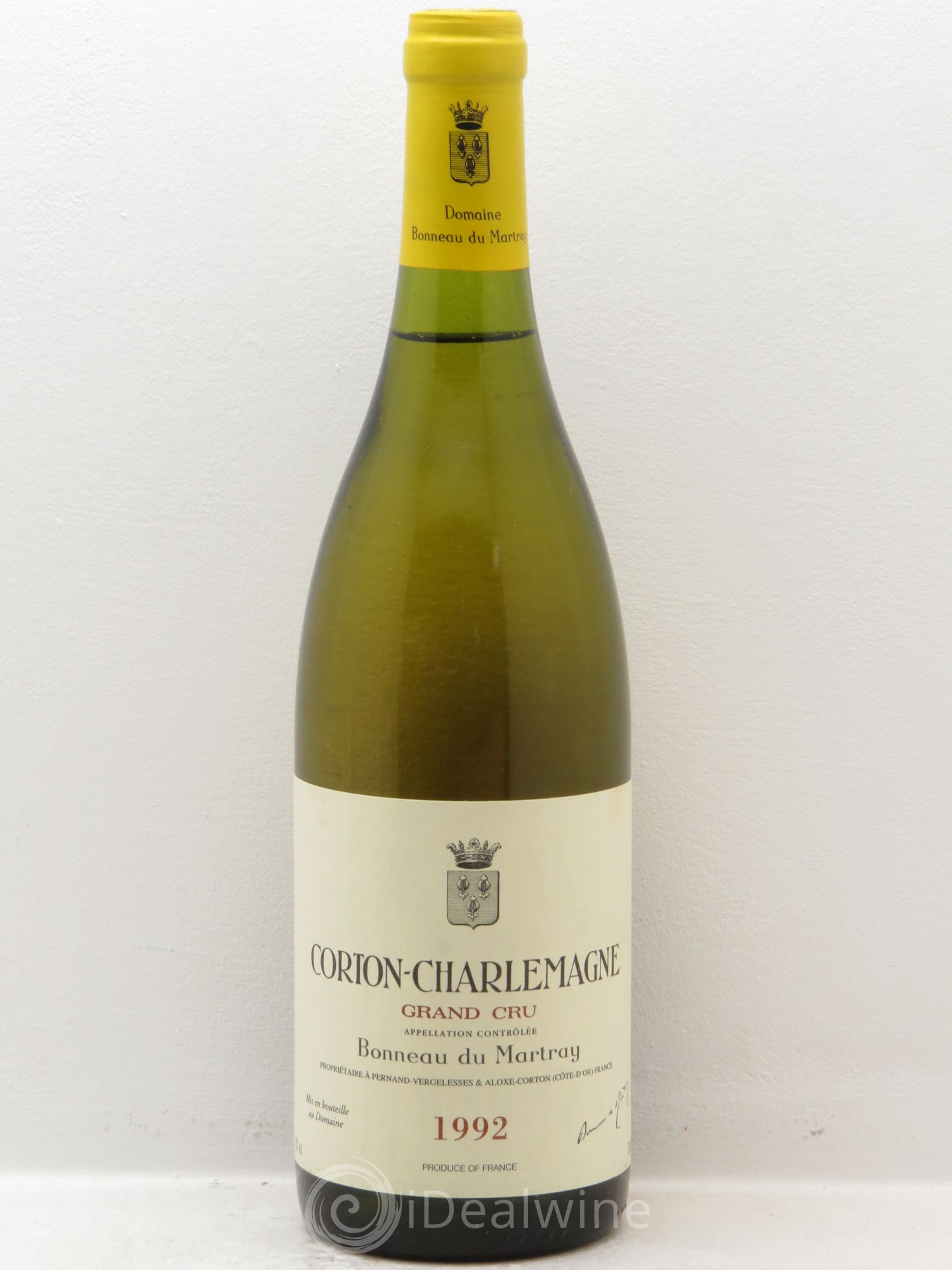 Corton-Charlemagne Grand Cru Bonneau du Martray (Domaine) 1992 - Lot de 1 bouteille - 0