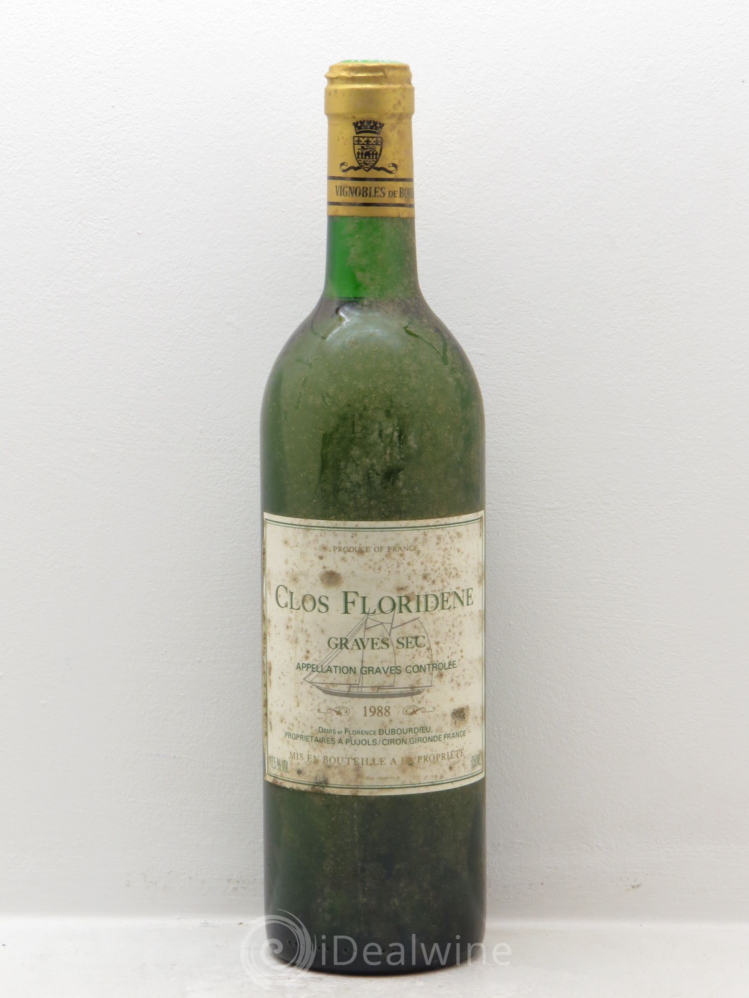 Graves Clos Floridène 1988 - Posten von 6 Flaschen - 0