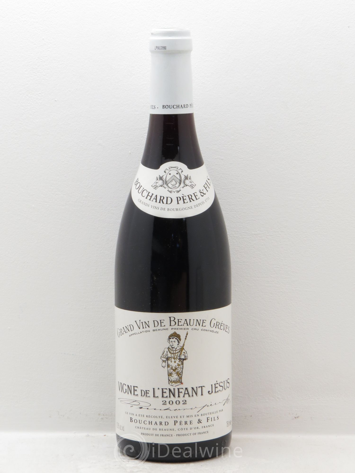 Beaune 1er Cru Grèves - Vigne de l'Enfant Jésus Bouchard Père & Fils 2002 - Lot de 1 bouteille - 0