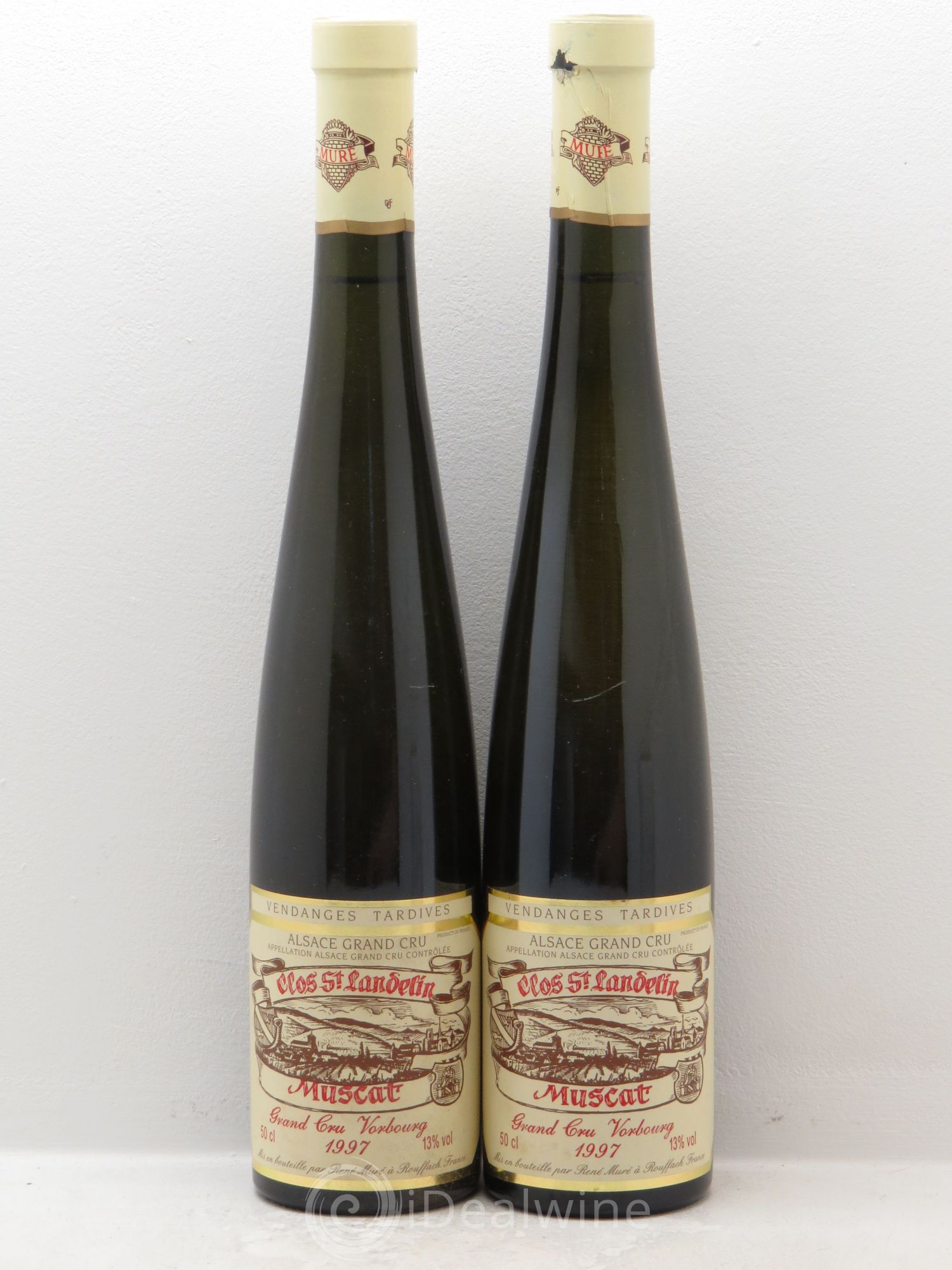 Muscat Vendanges Tardives Clos Saint Landelin Vorbourg R.Muré (50cl) 1997 - Posten von 2 Flaschen - 0