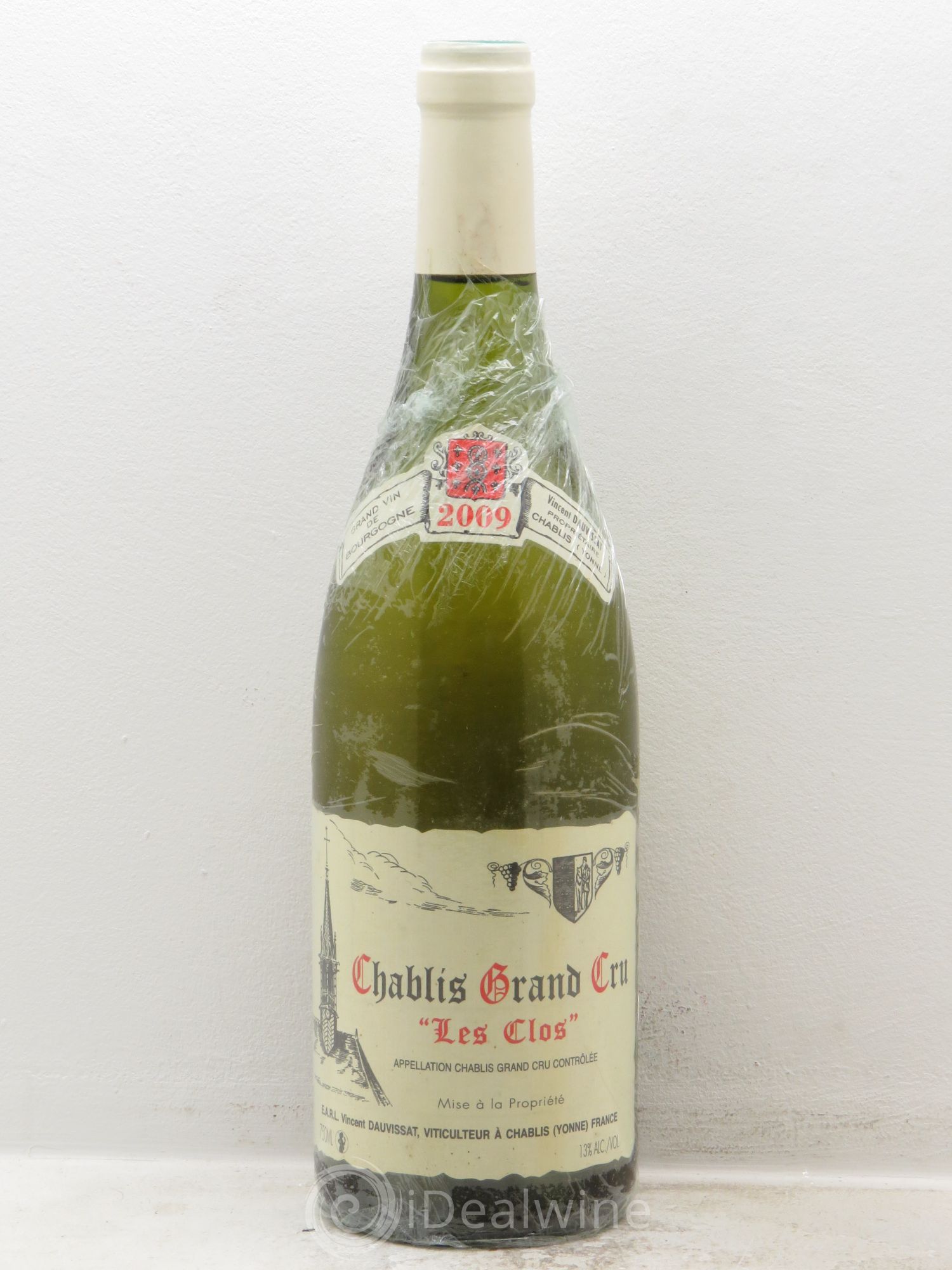 Chablis Grand Cru Les Clos Vincent Dauvissat (Domaine) 2009 - Lot de 1 bouteille - 0