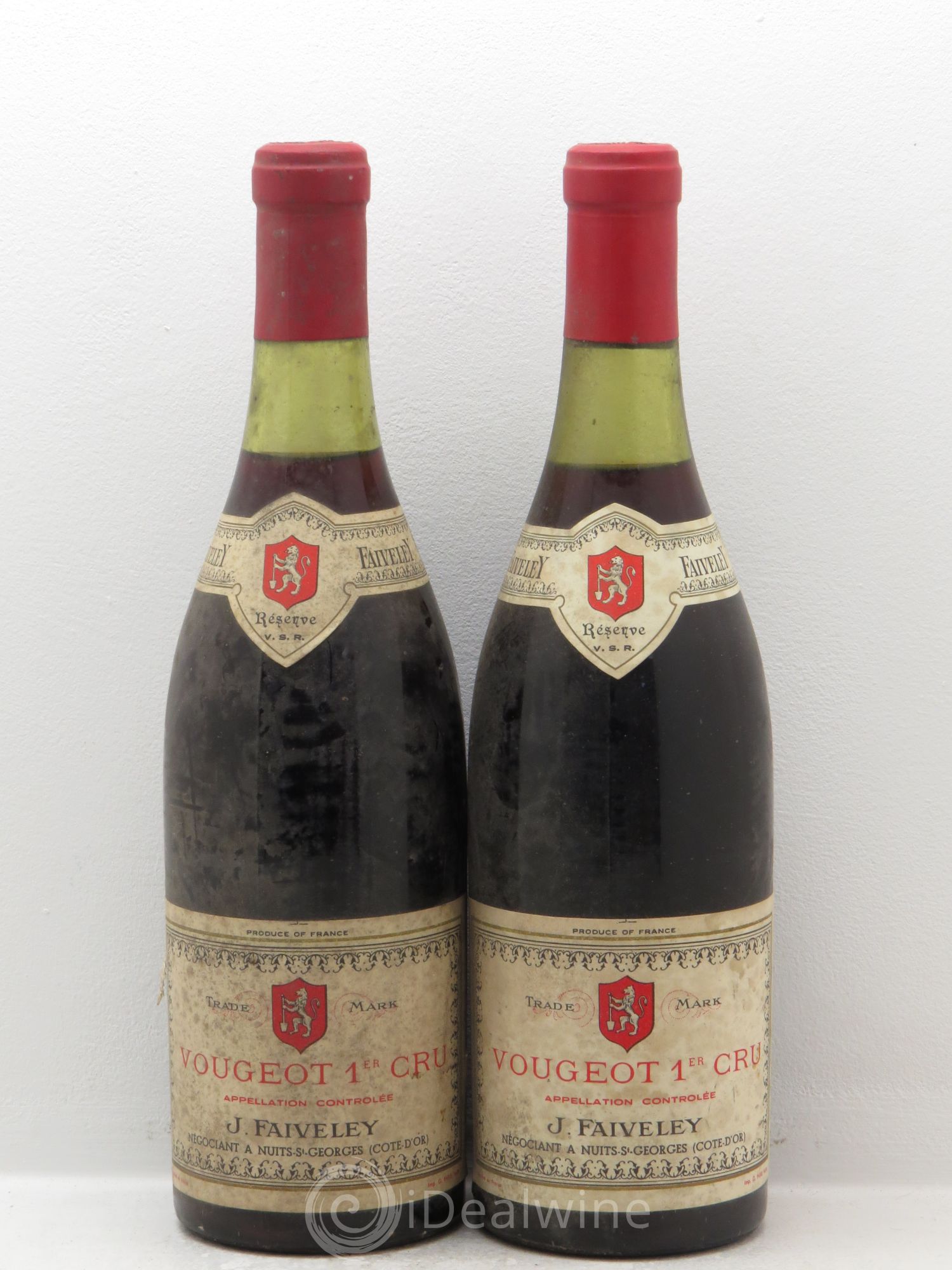 Vougeot 1er Cru VSR Faiveley - Posten von 2 Flaschen - 0