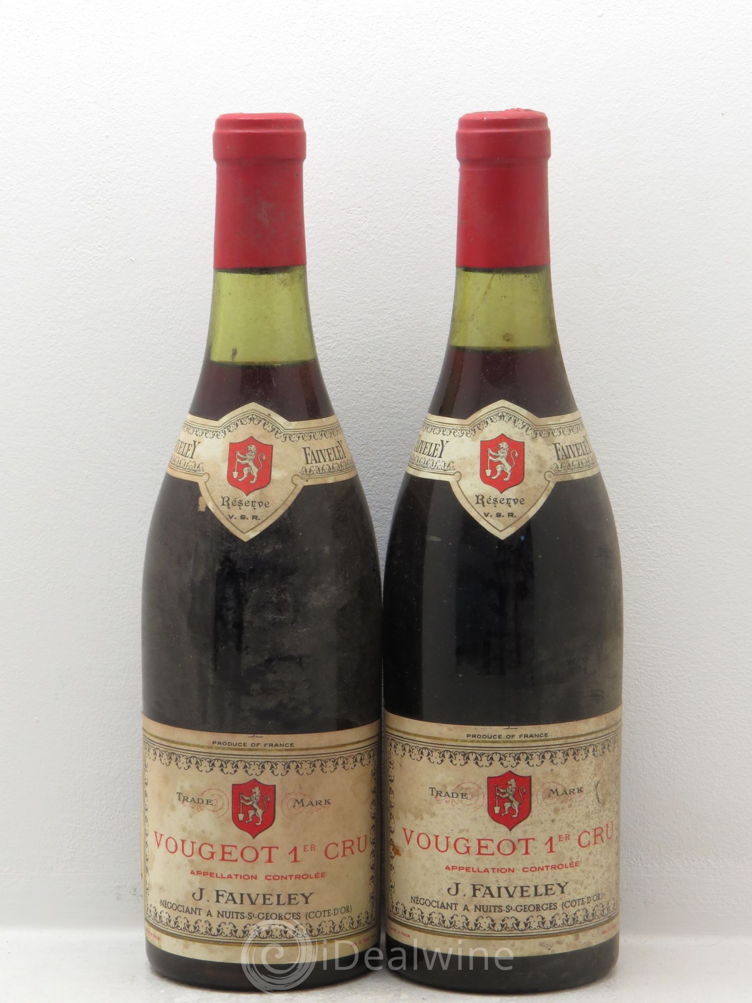 Vougeot 1er Cru VSR Faiveley - Lot de 2 bouteilles - 0