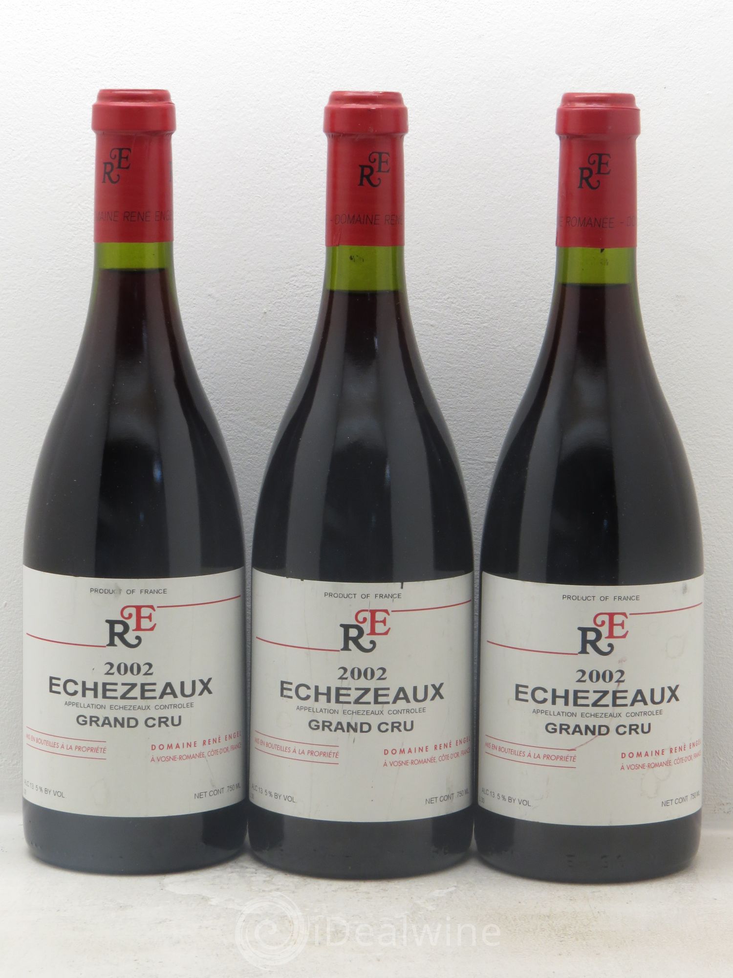 Echezeaux Grand Cru René Engel - Eugénie (Domaine) 2002 - Lot de 3 bouteilles - 0