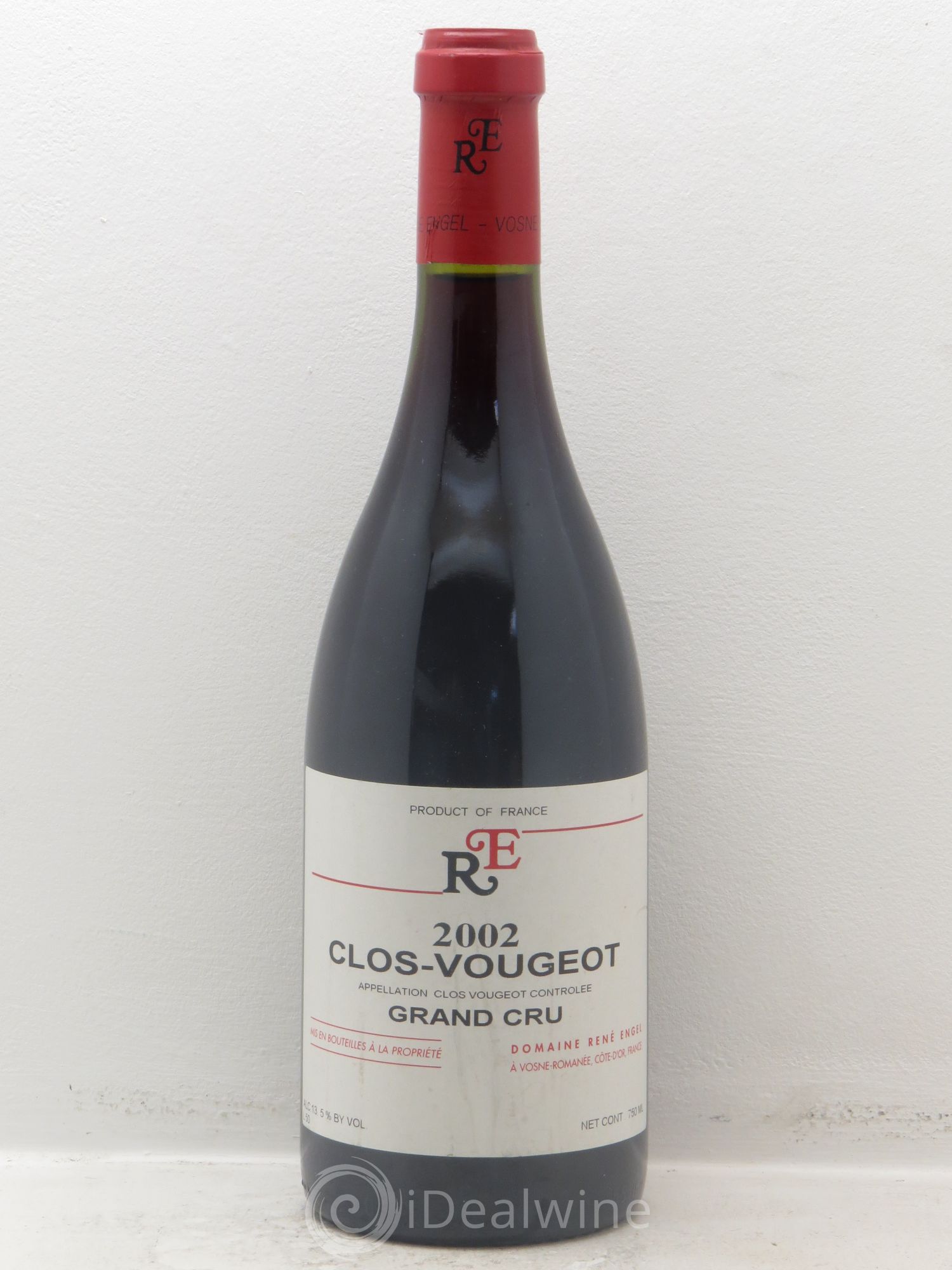 Clos de Vougeot Grand Cru Domaine René Engel - Domaine Eugénie 2002 - Lot de 1 bouteille - 0