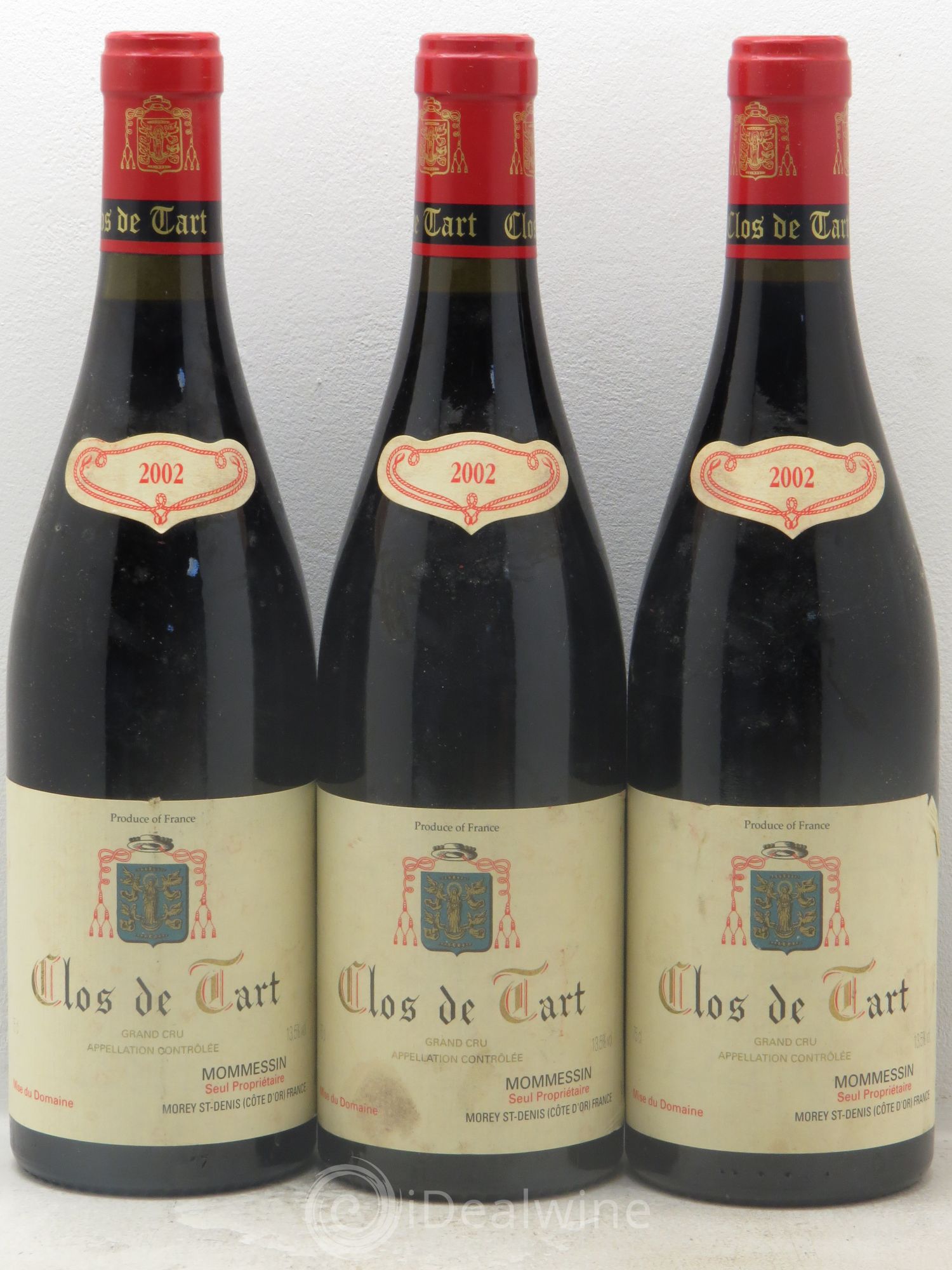 Clos de Tart Grand Cru Clos de Tart 2002 - Lot de 3 bouteilles - 0