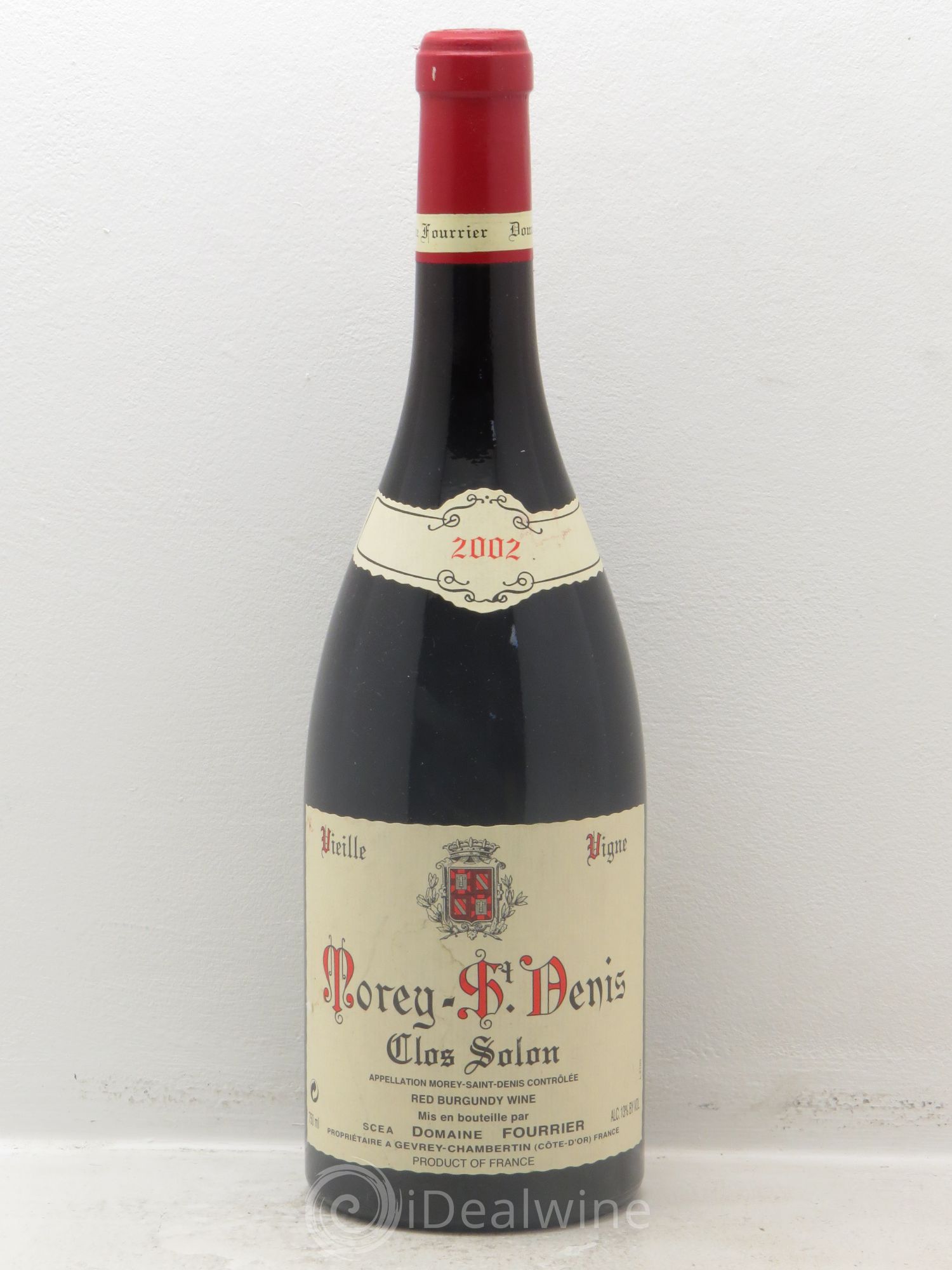 Morey-Saint-Denis Clos Solon Vieille vigne Domaine Fourrier 2002 - Posten von 1 Flasche - 0
