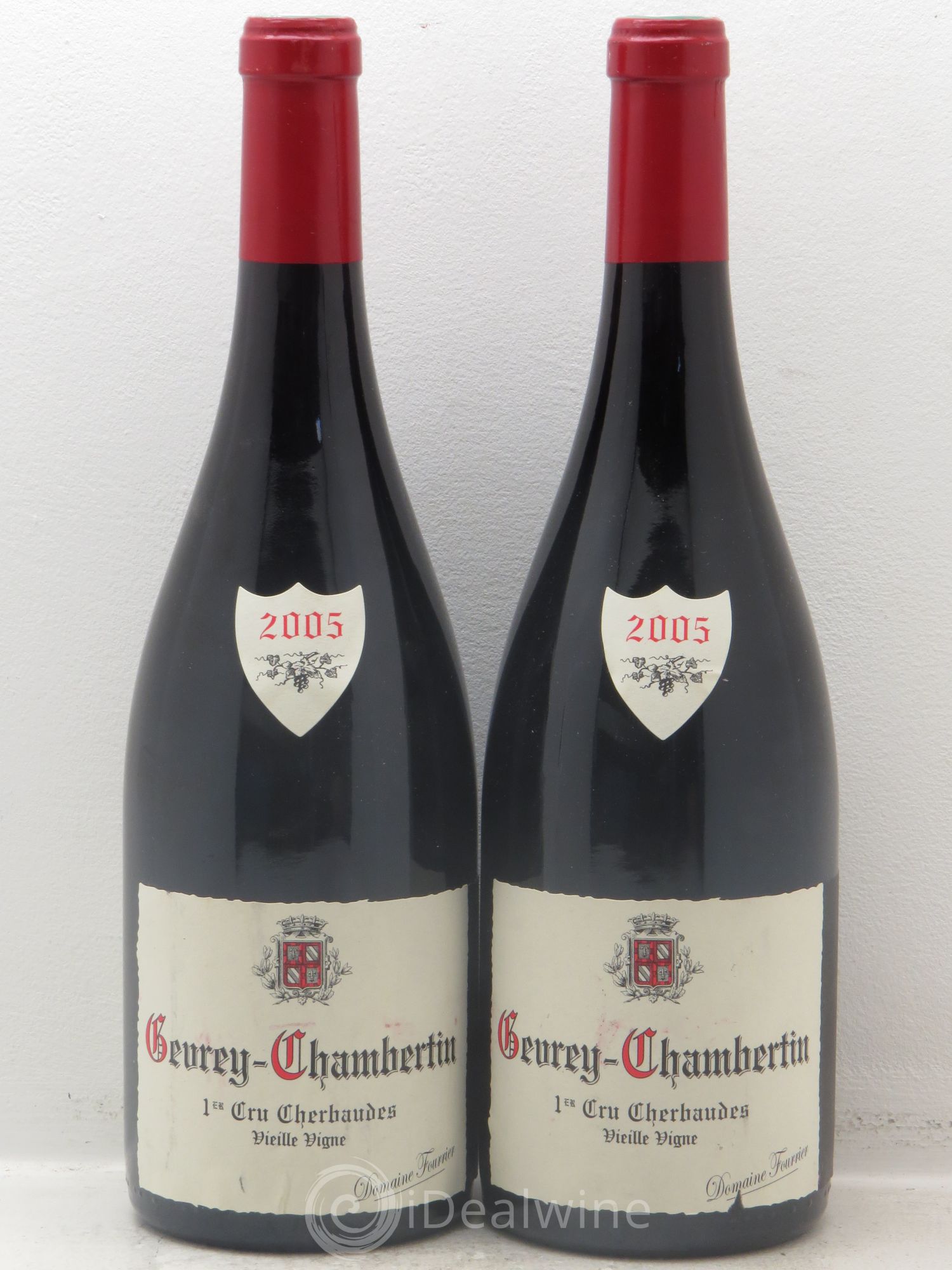 Gevrey-Chambertin 1er Cru Les Cherbaudes Vieille Vigne Fourrier (Domaine) 2005 - Lot de 2 bouteilles - 0