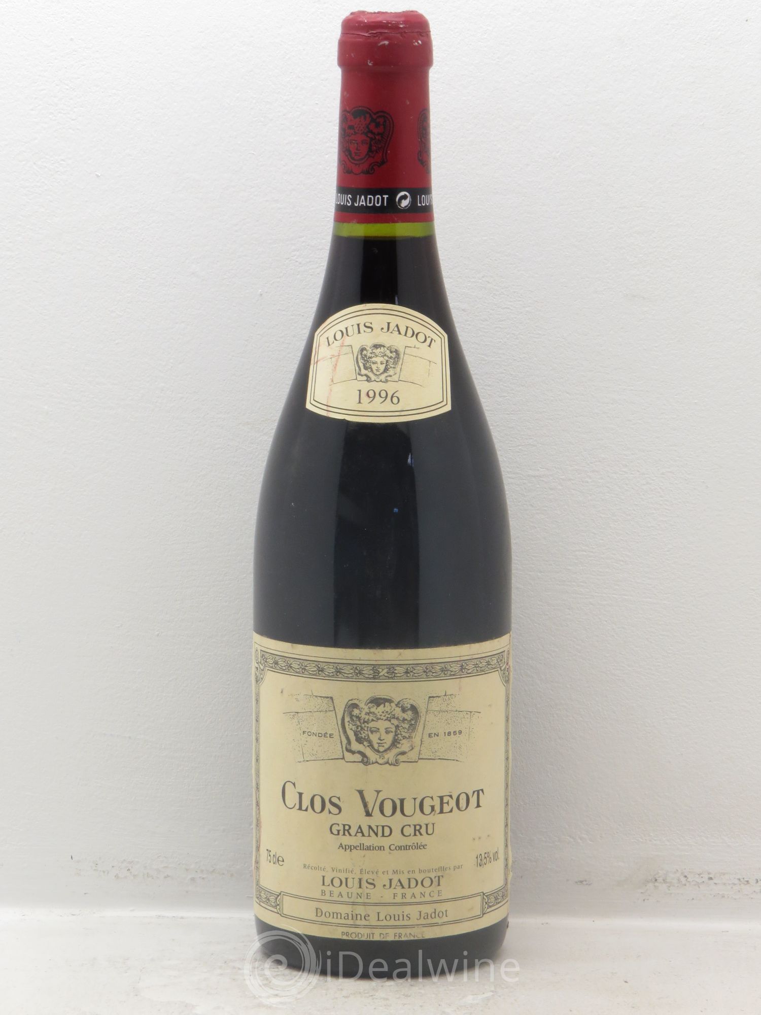 Clos de Vougeot Grand Cru Louis Jadot (Domaine) 1996 - Lot de 1 bouteille - 0