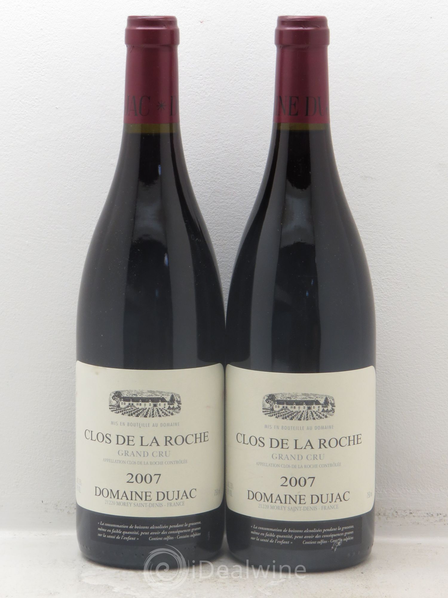 Clos de la Roche Grand Cru Dujac (Domaine) 2007 - Lot de 2 bouteilles - 0