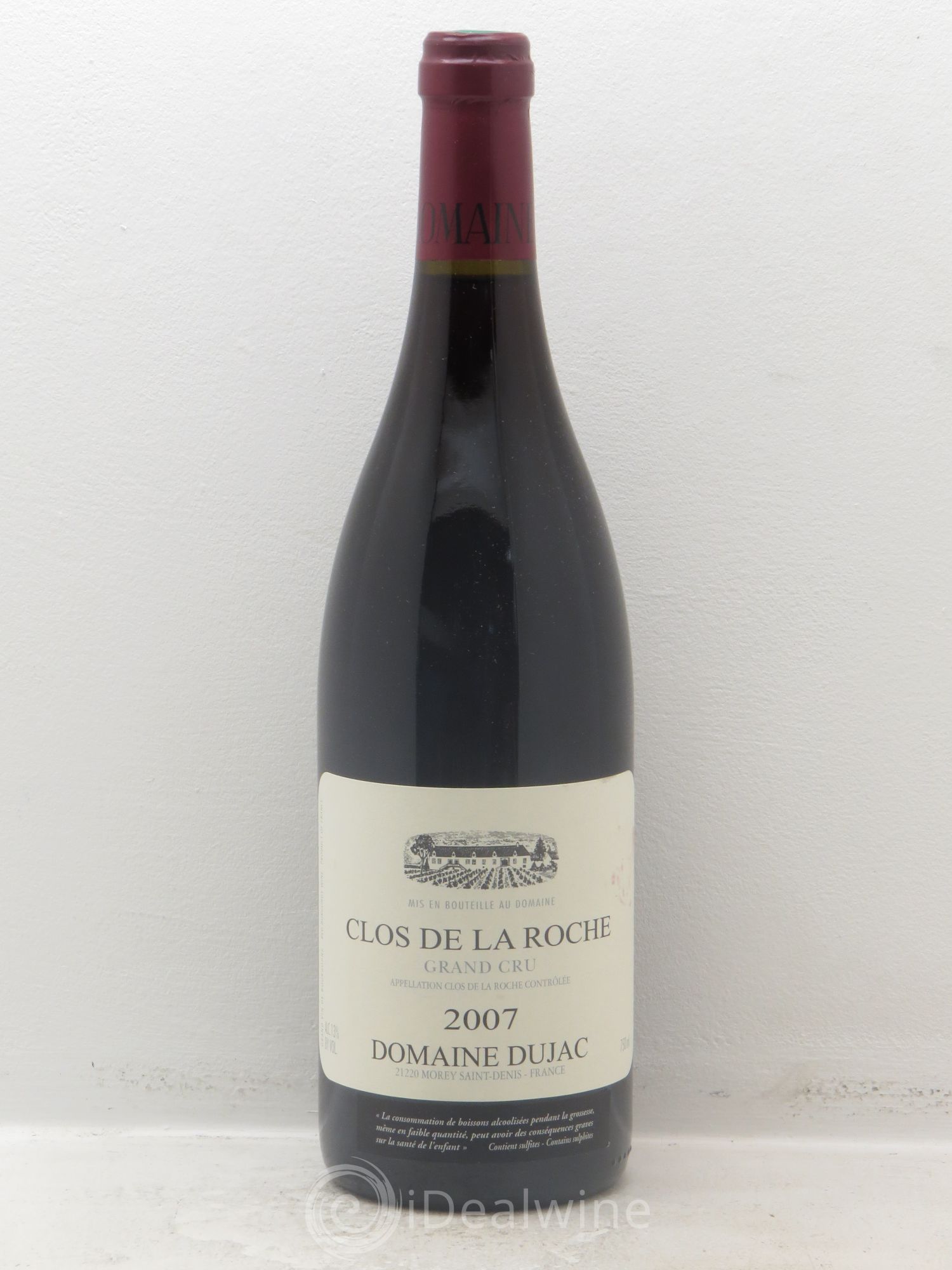 Clos de la Roche Grand Cru Dujac (Domaine) 2007 - Lot de 1 bouteille - 0