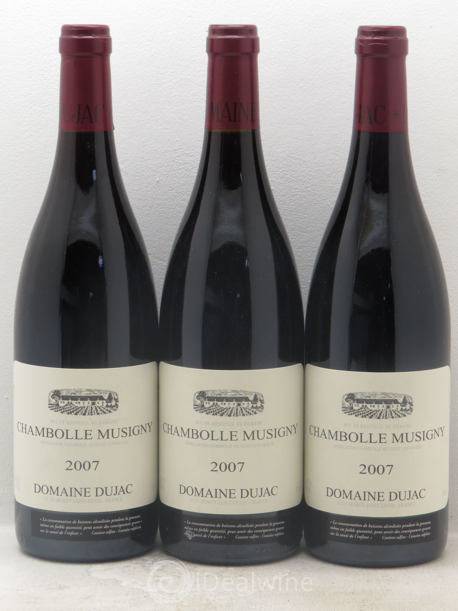 Chambolle-Musigny Dujac (Domaine) 2007 - Lot de 3 bouteilles - 0