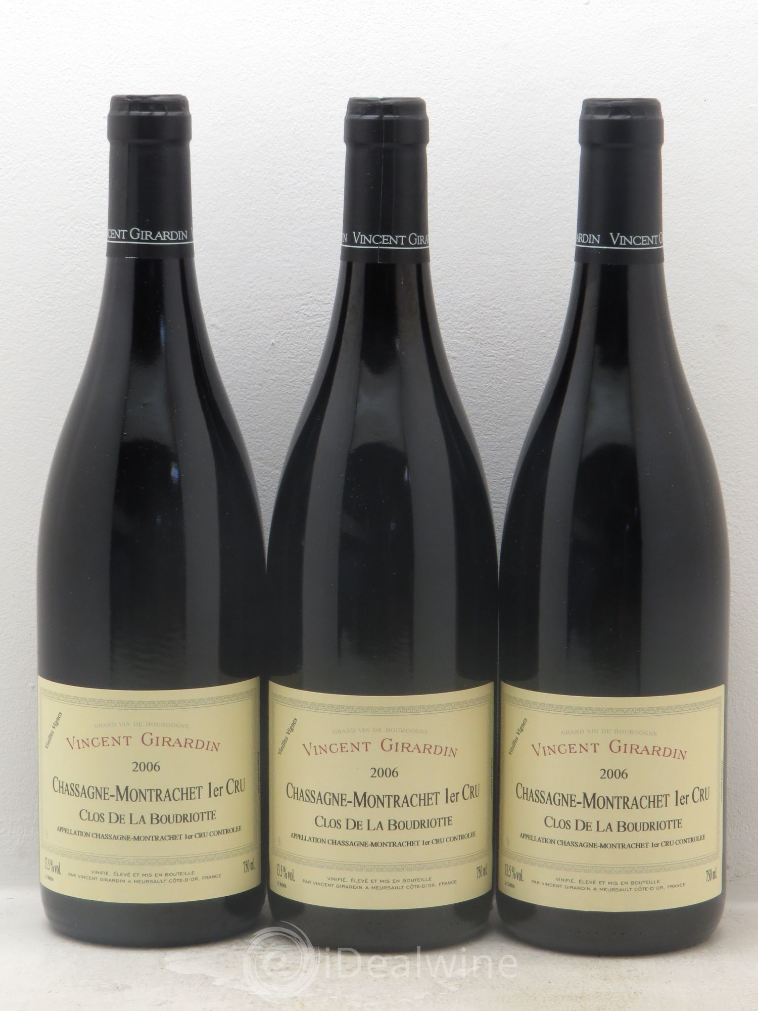 Chassagne-Montrachet 1er Cru Vieilles Vignes 2006 - Lot de 3 bouteilles - 0