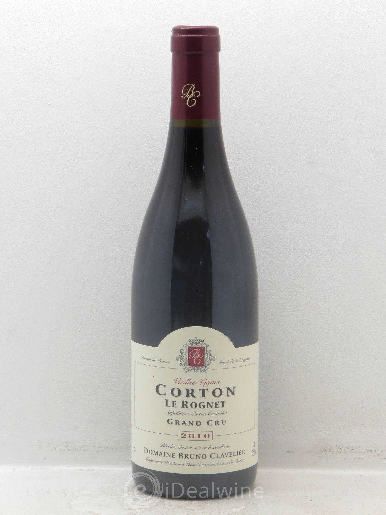 Corton Grand Cru Vieilles Vignes Bruno Clavelier 2010 - Posten von 6 Flaschen - 0