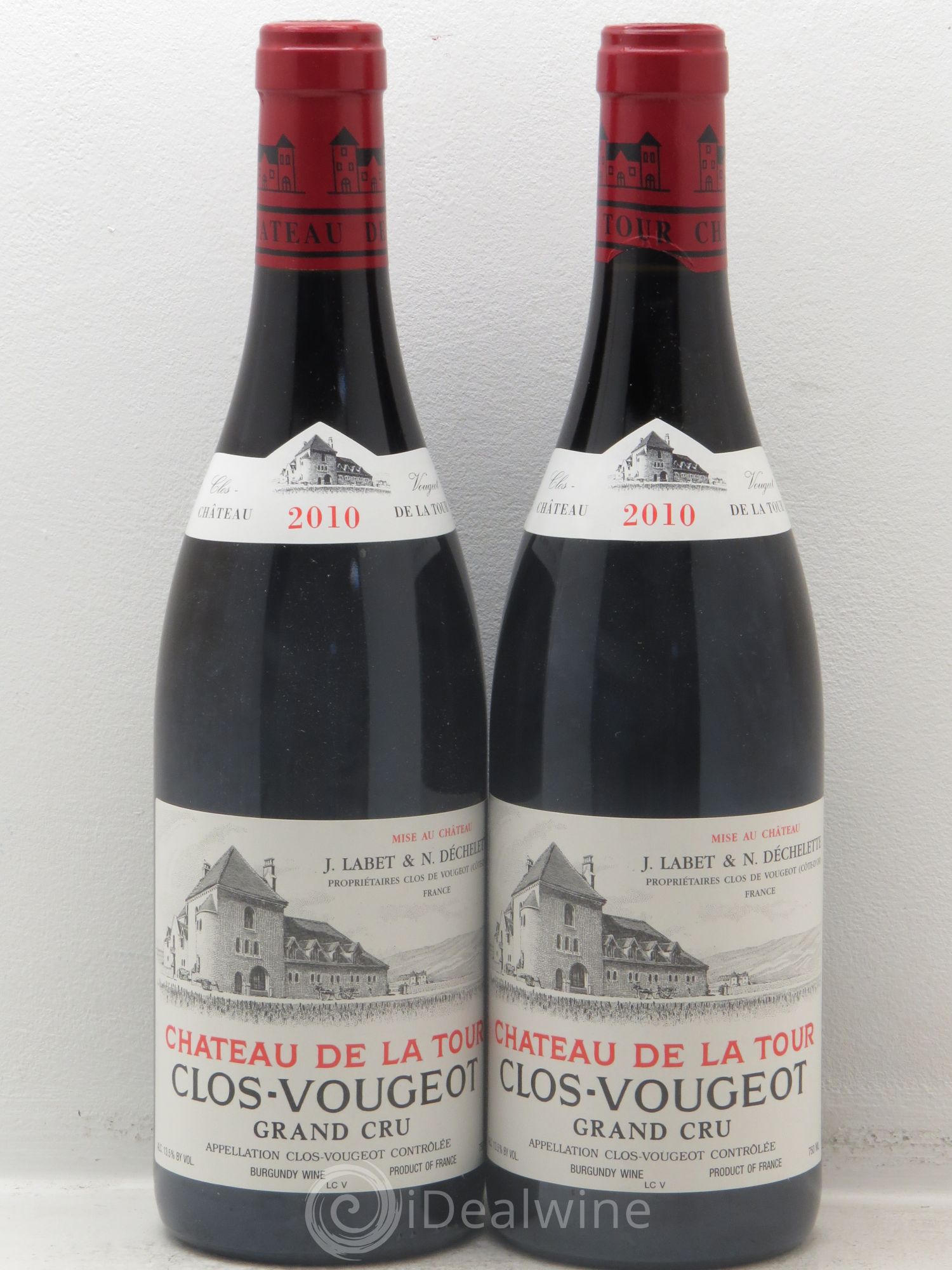 Clos de Vougeot Grand Cru Château de La Tour 2010 - Lot de 2 bouteilles - 0