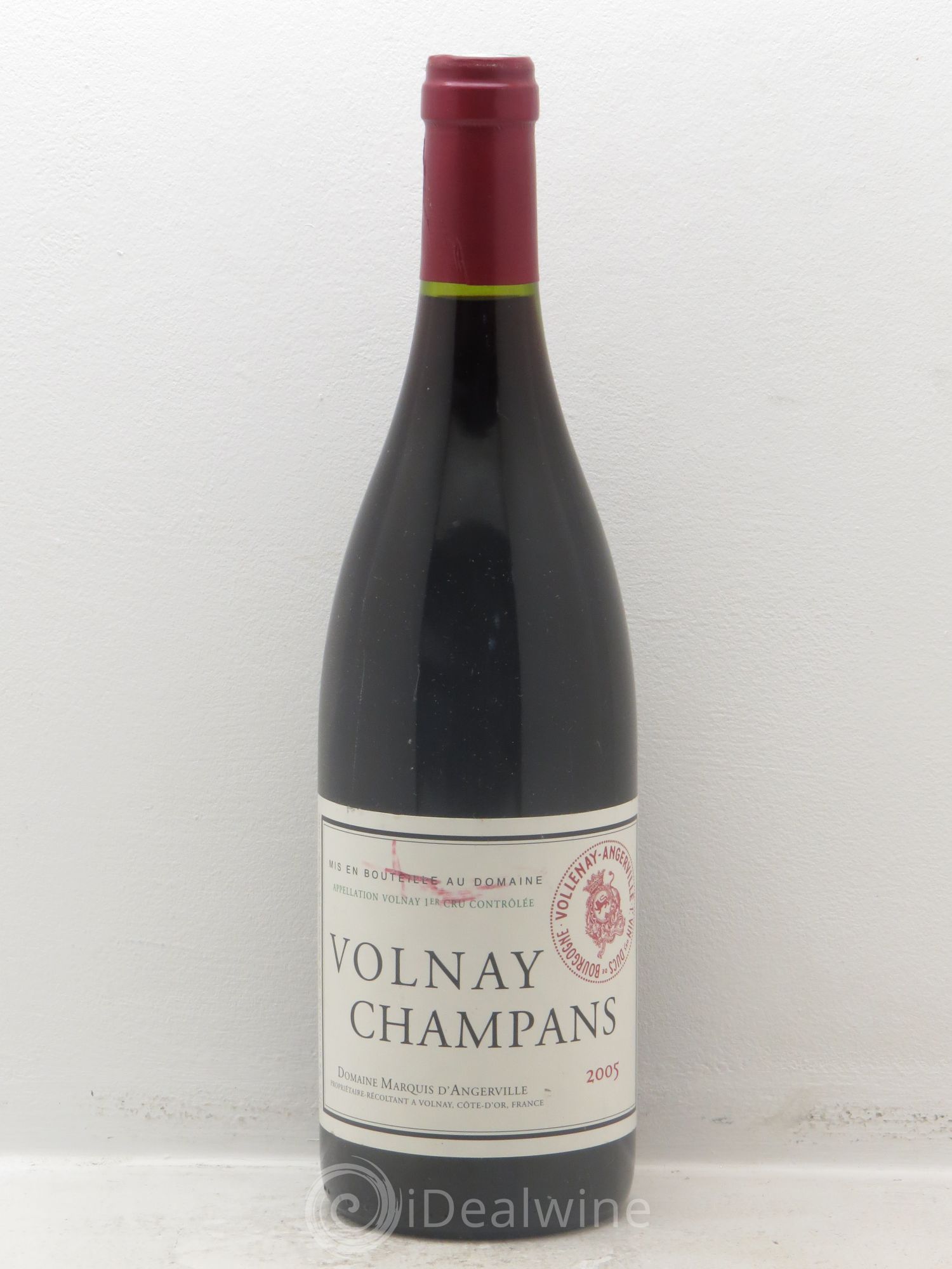 Volnay 1er Cru Champans Marquis d'Angerville (Domaine) 2005 - Lot de 1 bouteille - 0