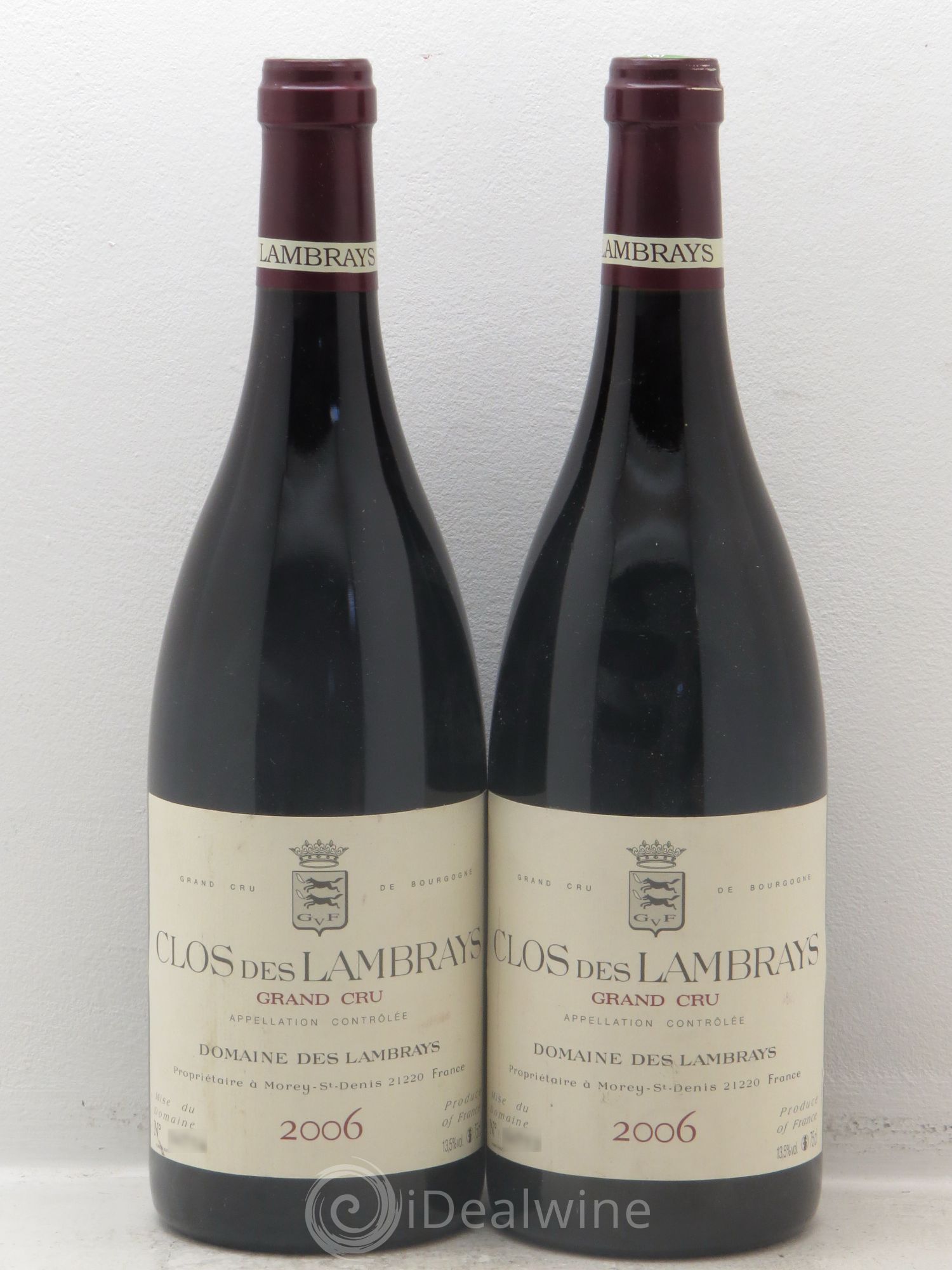 Clos des Lambrays Grand Cru Domaine des Lambrays 2006 - Lot de 2 bouteilles - 0