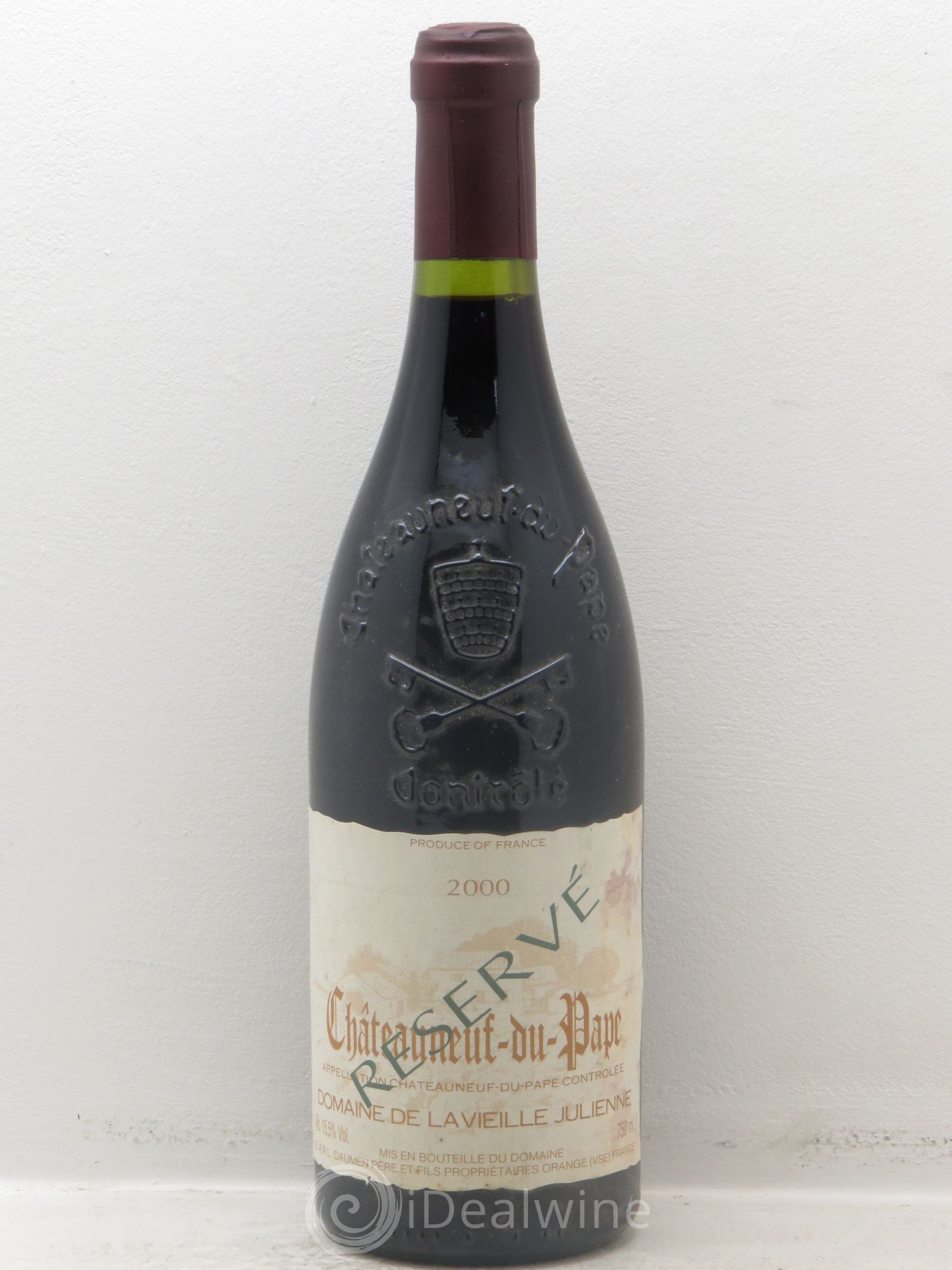 Châteauneuf-du-Pape Vieille Julienne (Domaine de la) Jean-Paul Daumen Réserve 2000 - Lot de 1 bouteille - 0
