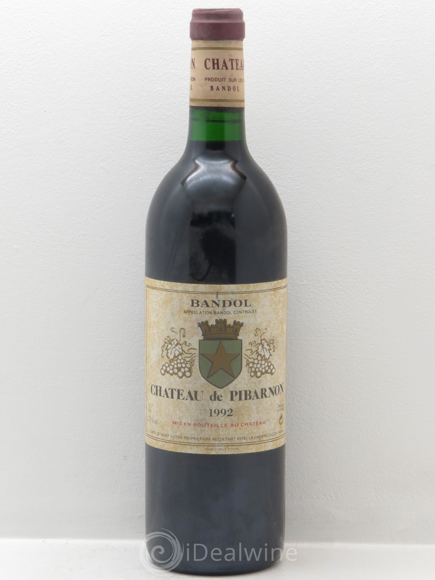 Bandol Château de Pibarnon Comte de Saint-Victor 1992 - Lot de 1 bouteille - 0