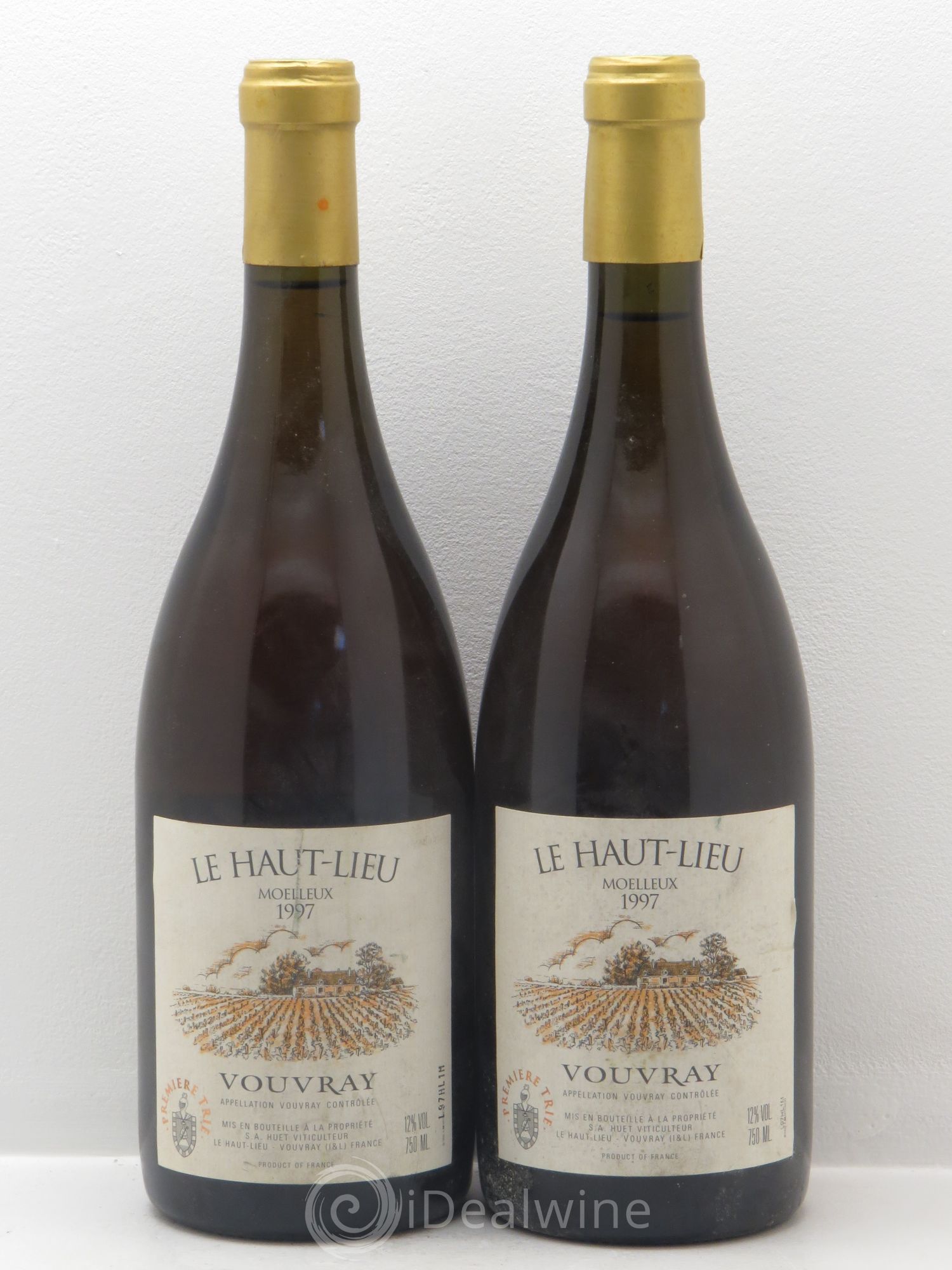 Vouvray Le Haut-Lieu Moelleux Domaine Huet 1997 - Lotto di 2 bottiglie - 0