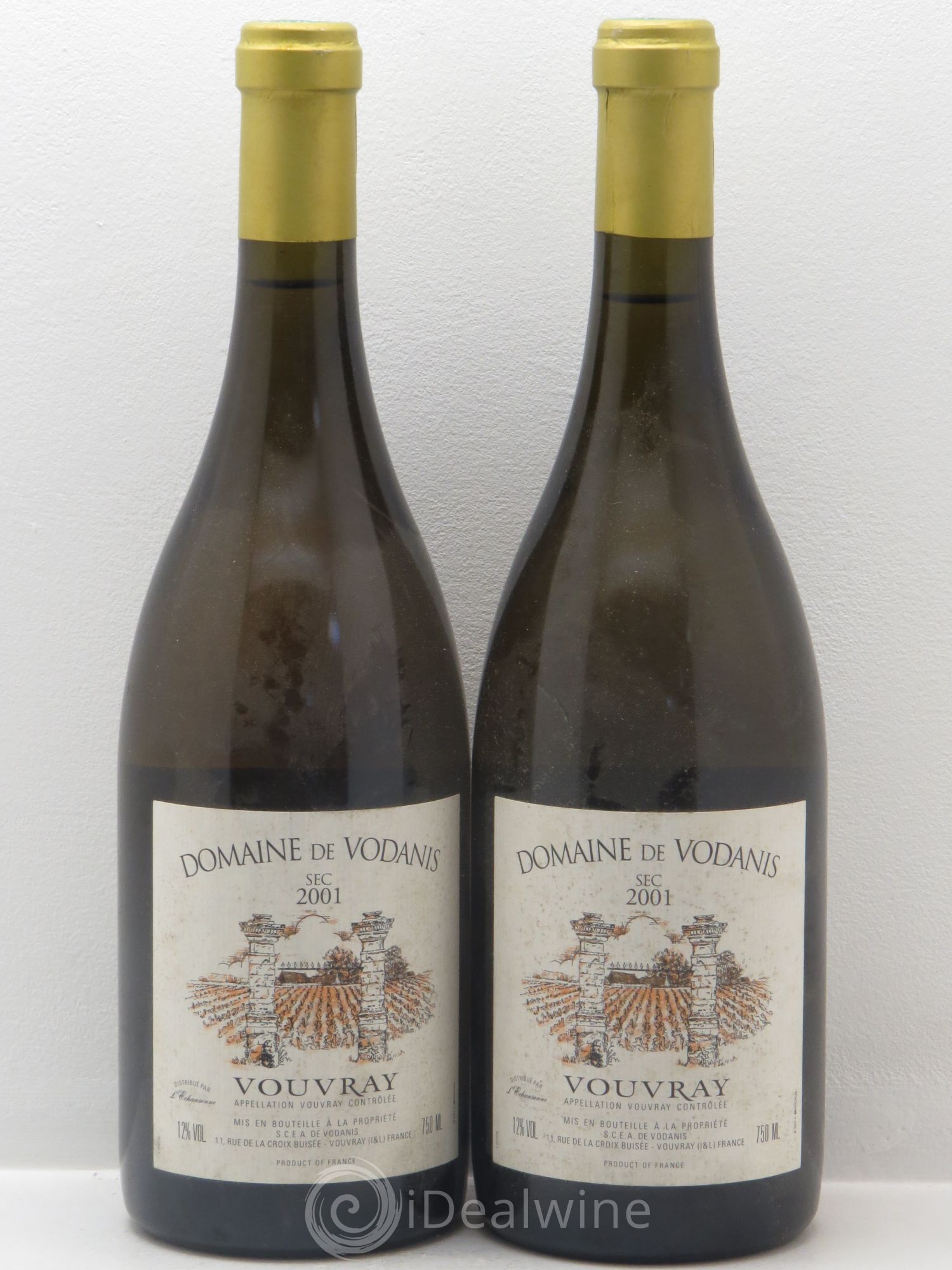 Vouvray Domaine de Vodanis 2001 - Lot de 2 bouteilles - 0