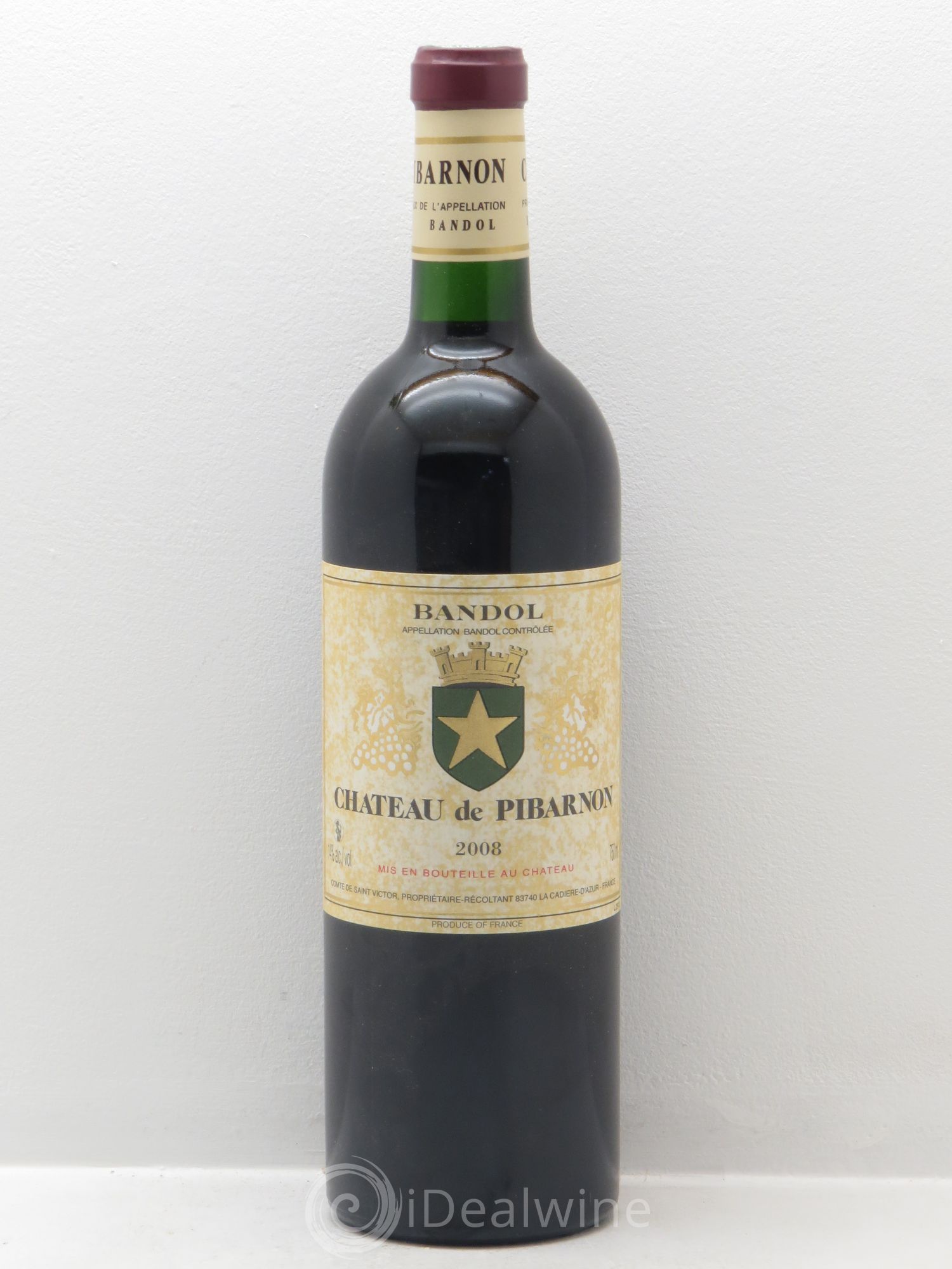 Bandol Château de Pibarnon Comte de Saint-Victor 2008 - Lot de 6 bouteilles - 0