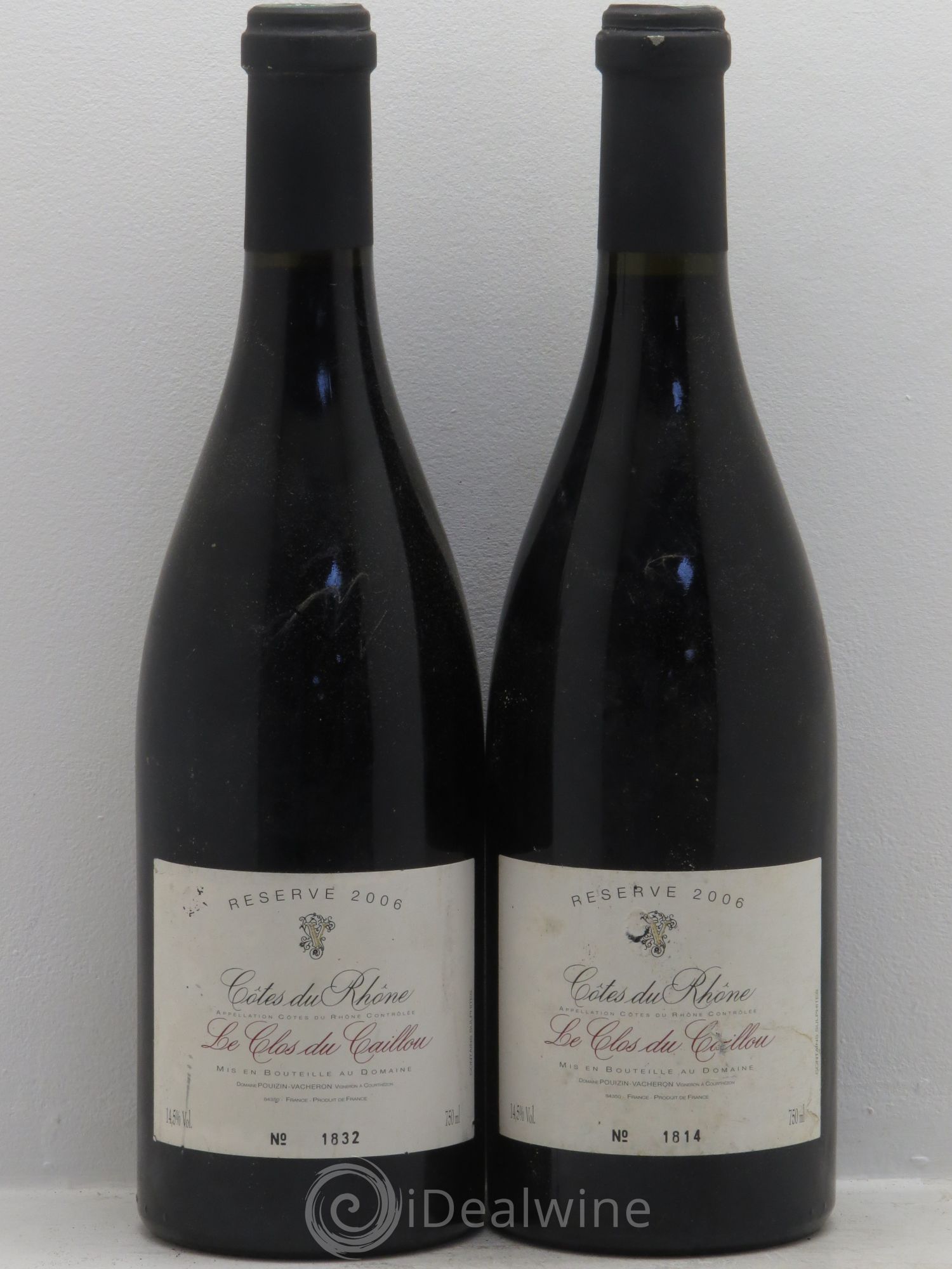 Côtes-du-Rhône Clos du Caillou 2006 - Posten von 2 Flaschen - 0