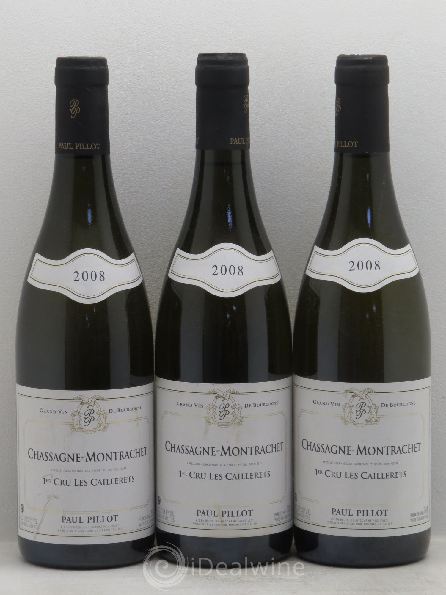 Chassagne-Montrachet 1er Cru 2008 - Lot de 3 bouteilles - 0