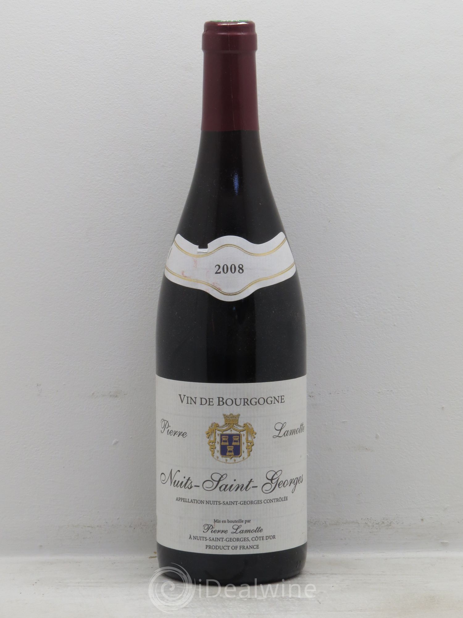 Nuits-Saint-Georges Pierre Lamotte 2008 - Lot de 6 bouteilles - 0
