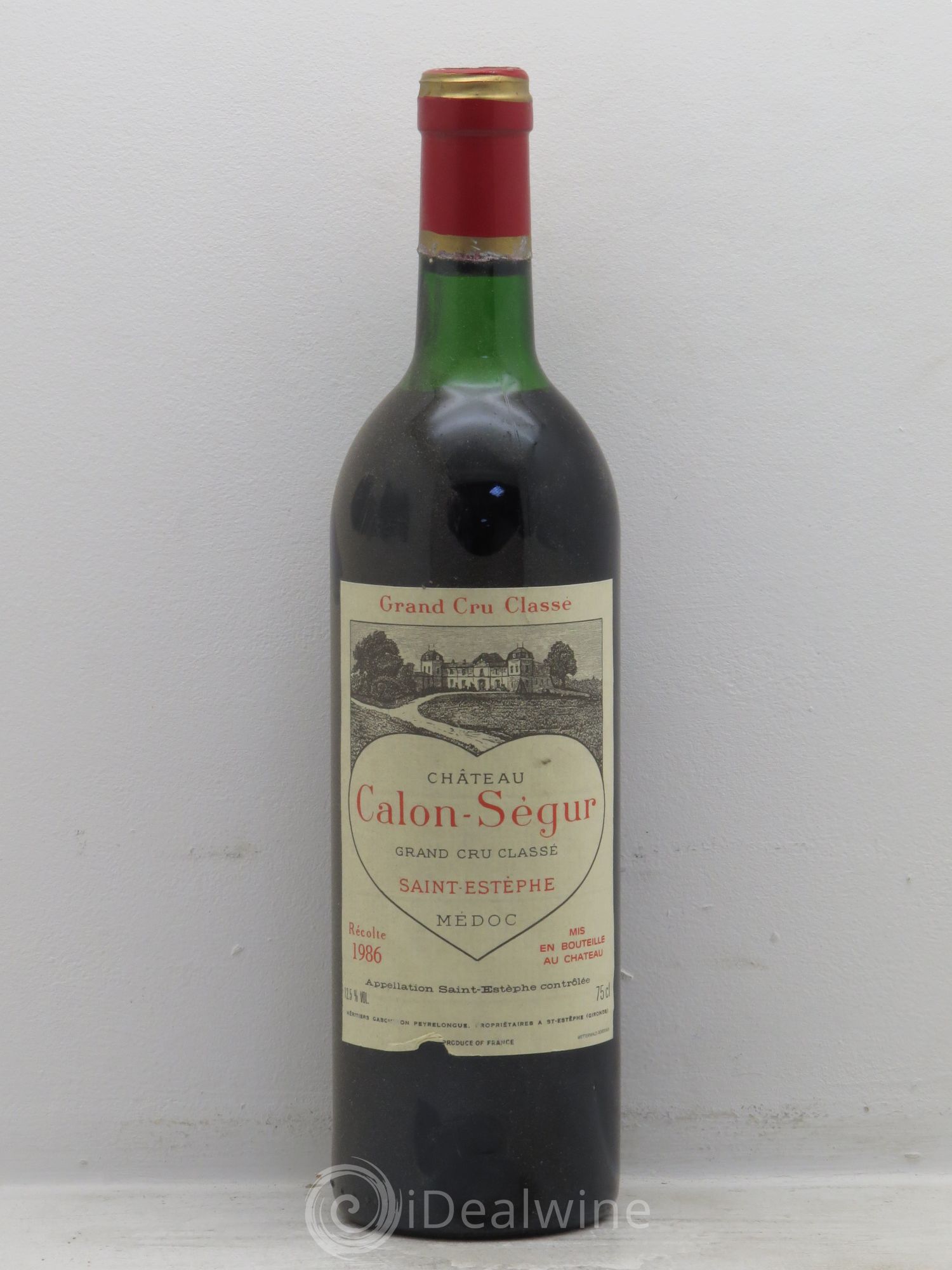 Château Calon Ségur 3ème Grand Cru Classé 1986 - Lot de 6 bouteilles - 0