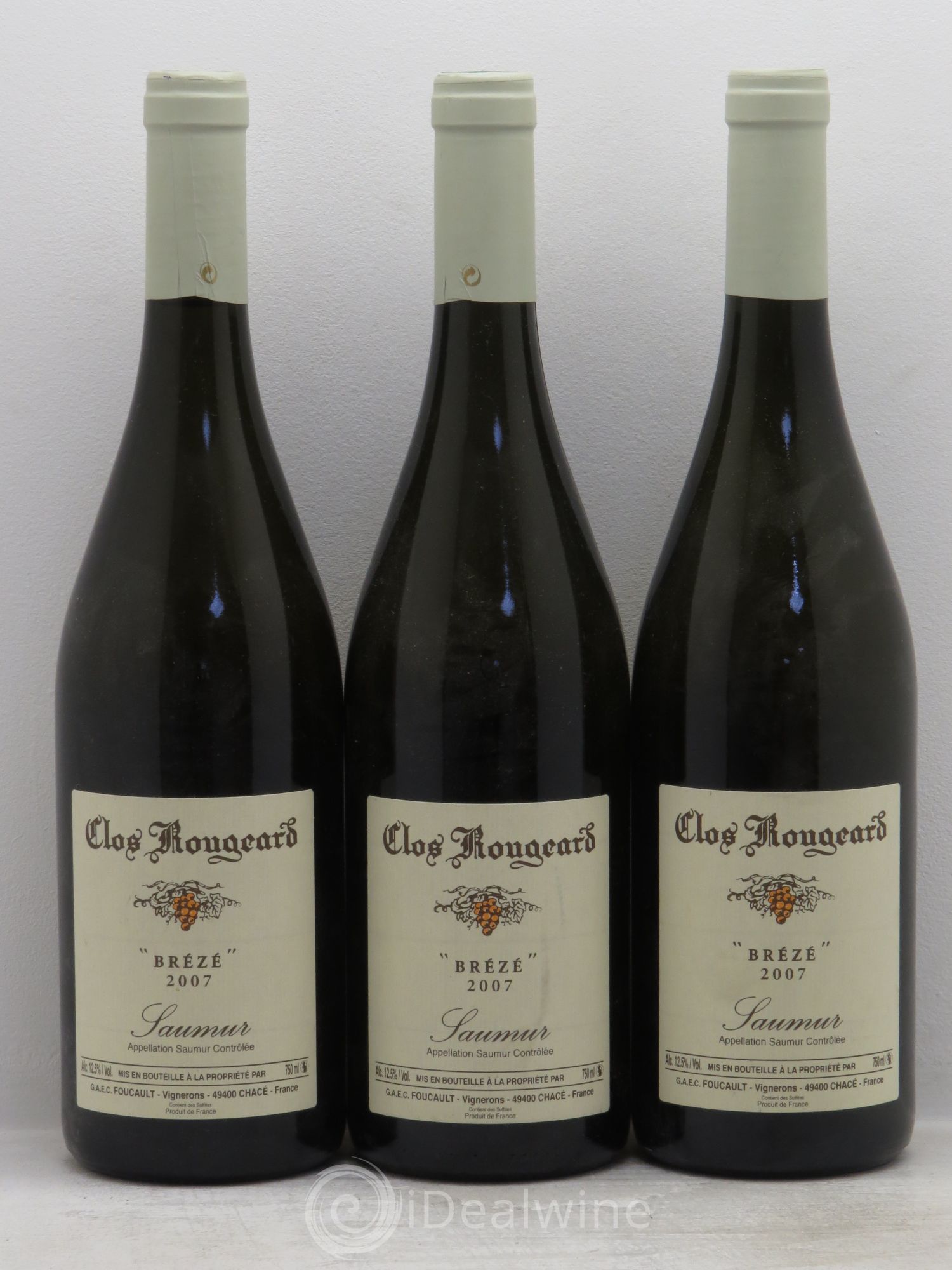 Saumur Brézé Clos Rougeard 2007 - Posten von 3 Flaschen - 0