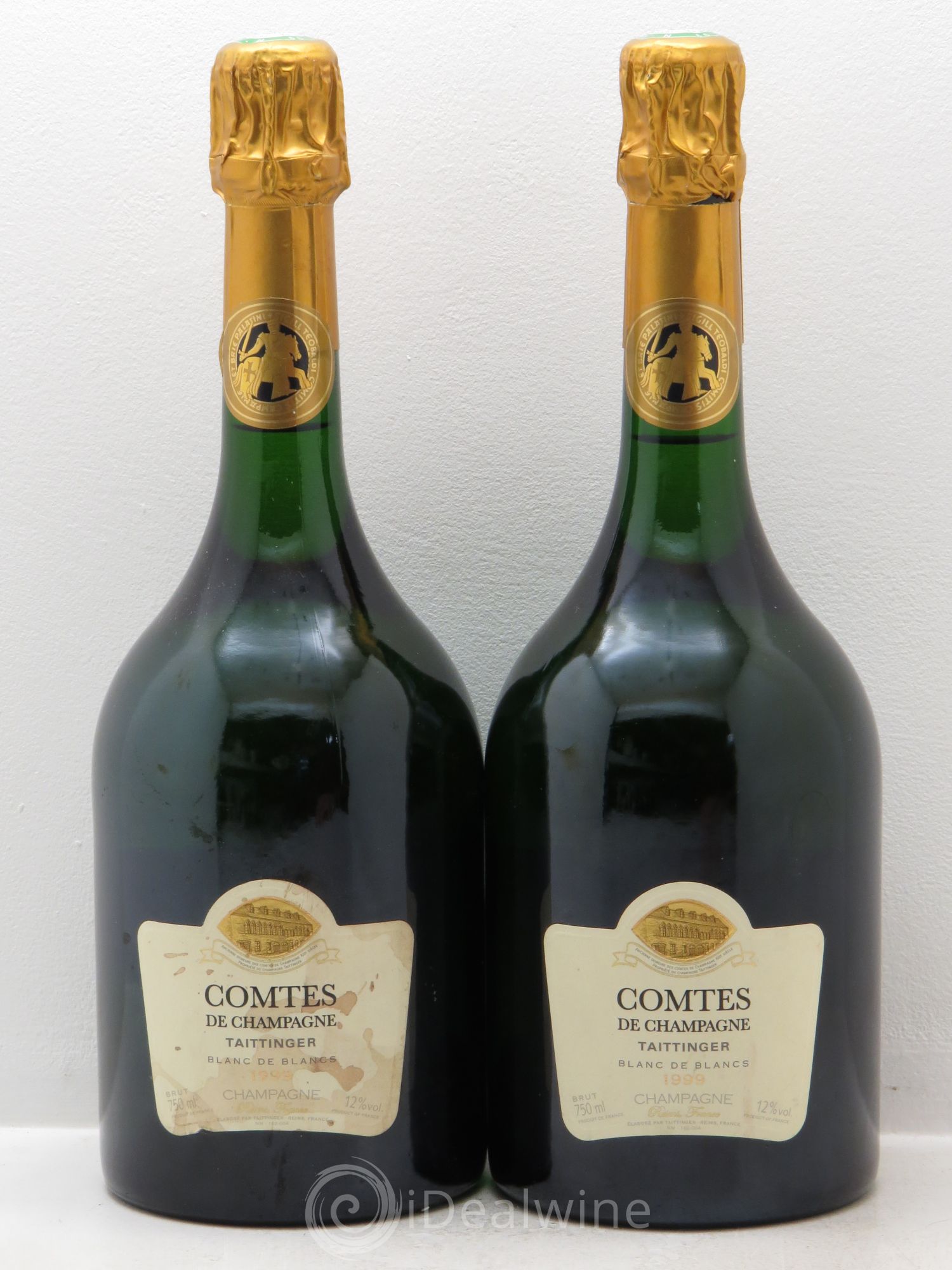 Comtes de Champagne Taittinger 1999 - Lot de 2 bouteilles - 0