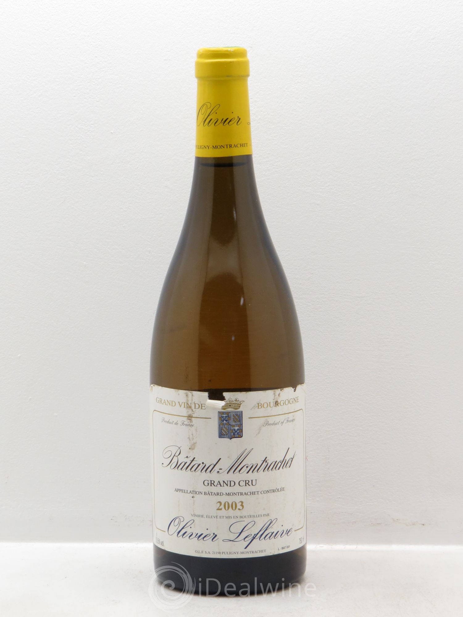 Bâtard-Montrachet Grand Cru 2003 - Lot de 1 bouteille - 0