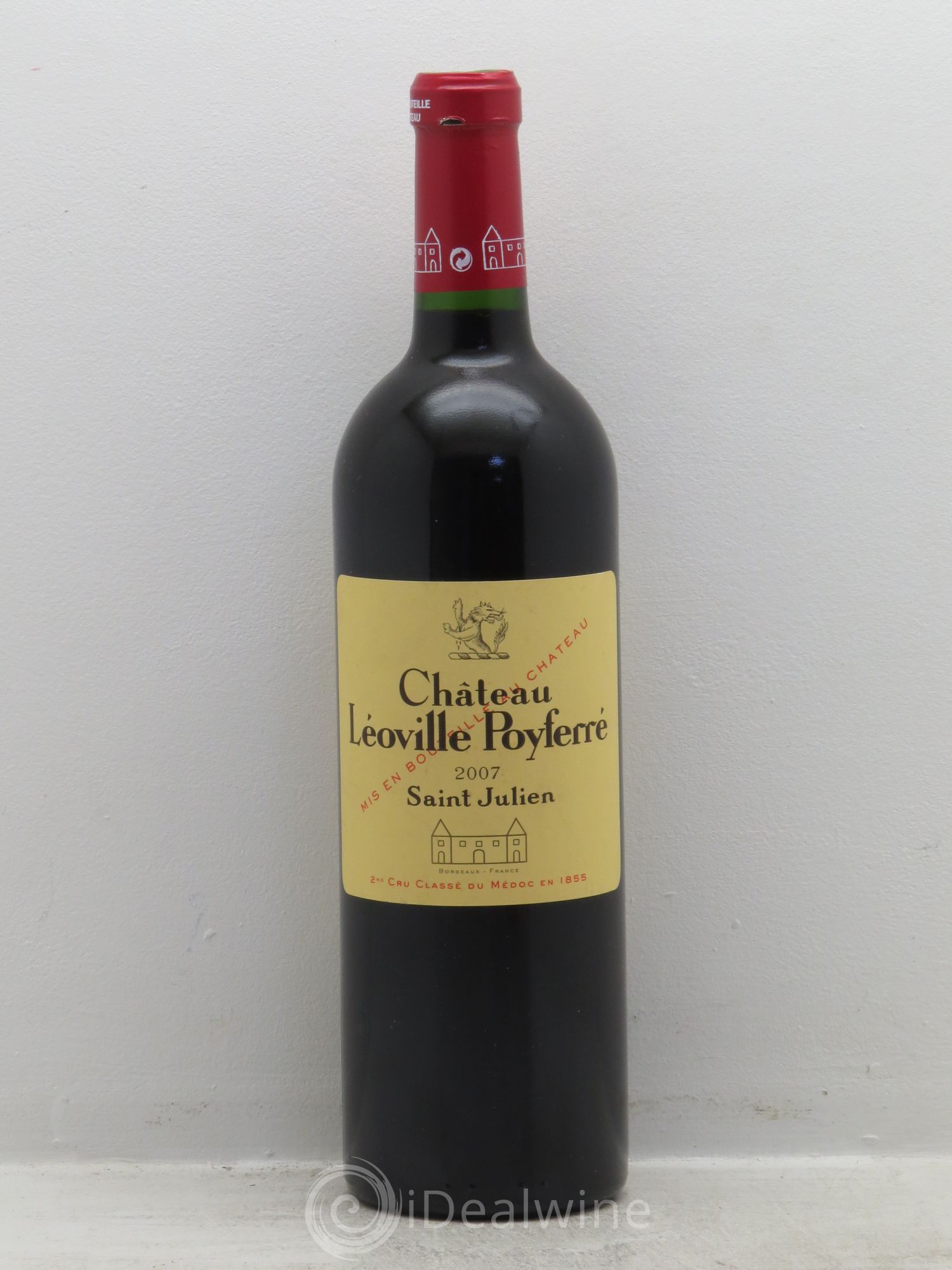 Château Léoville Poyferré 2ème Grand Cru Classé 2007 - Lot de 1 bouteille - 0