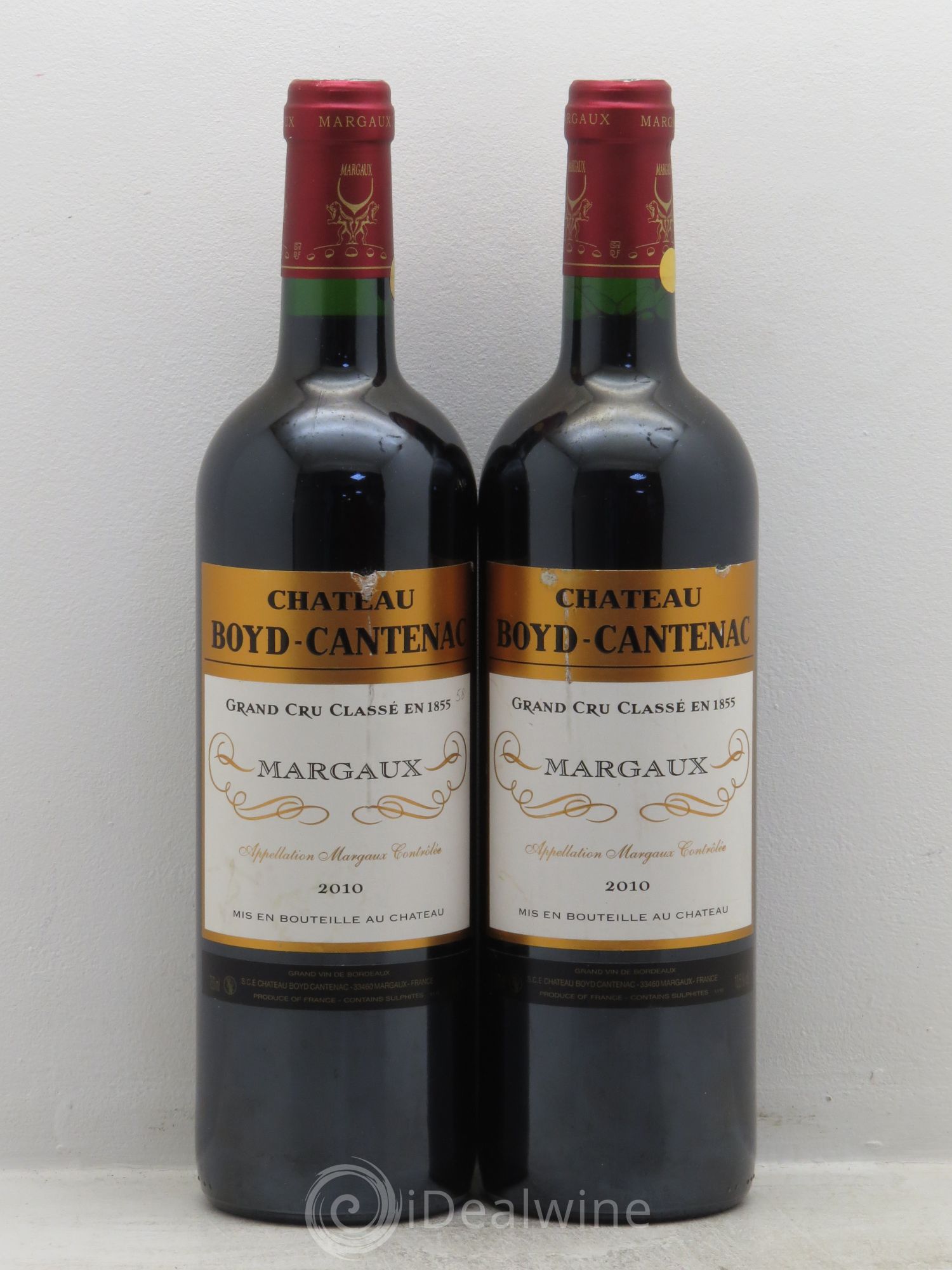 Château Boyd Cantenac 3ème Grand Cru Classé 2010 - Lot de 2 bouteilles - 0