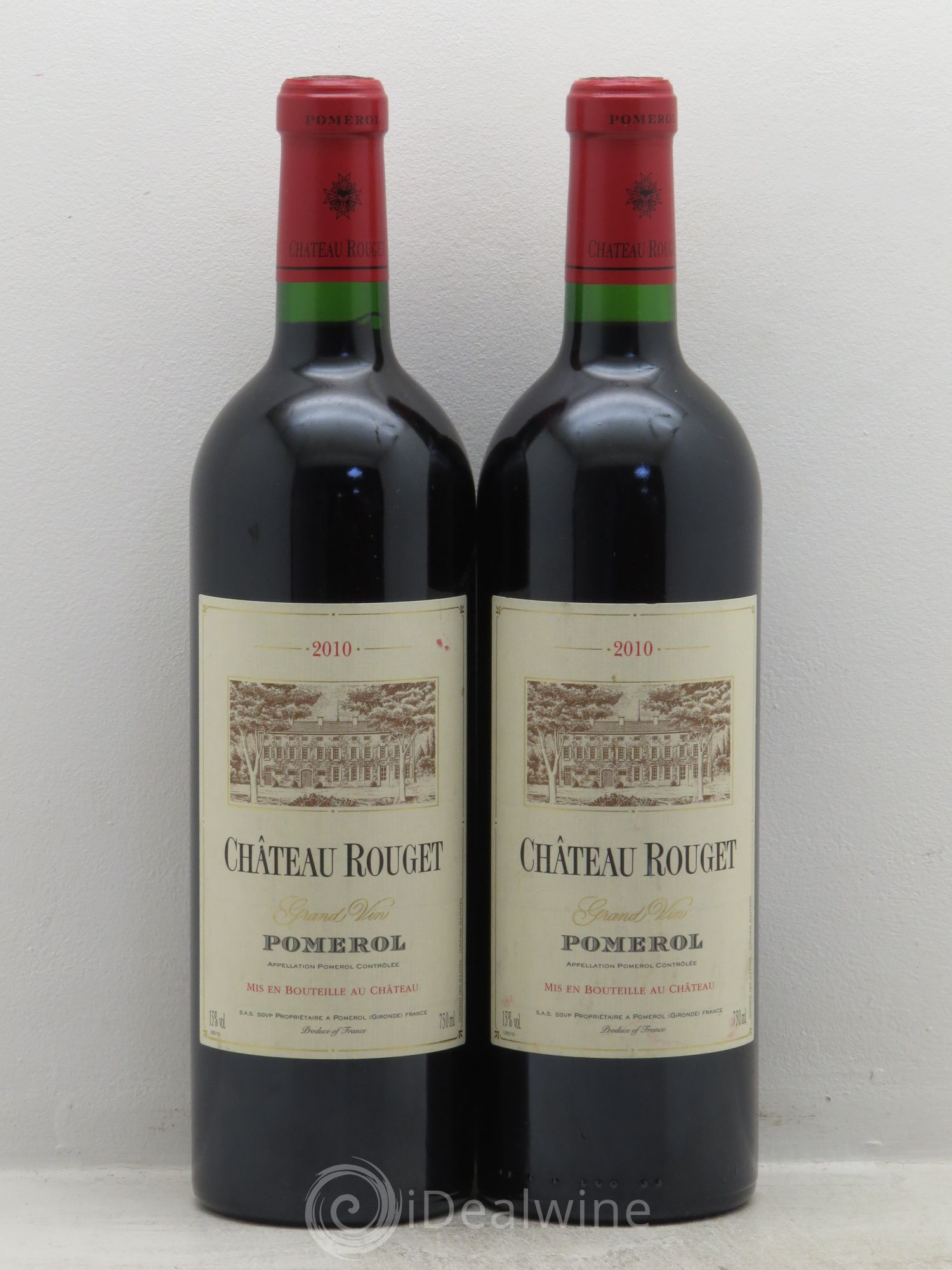 Château Rouget 2010 - Lot of 2 bottles - 0