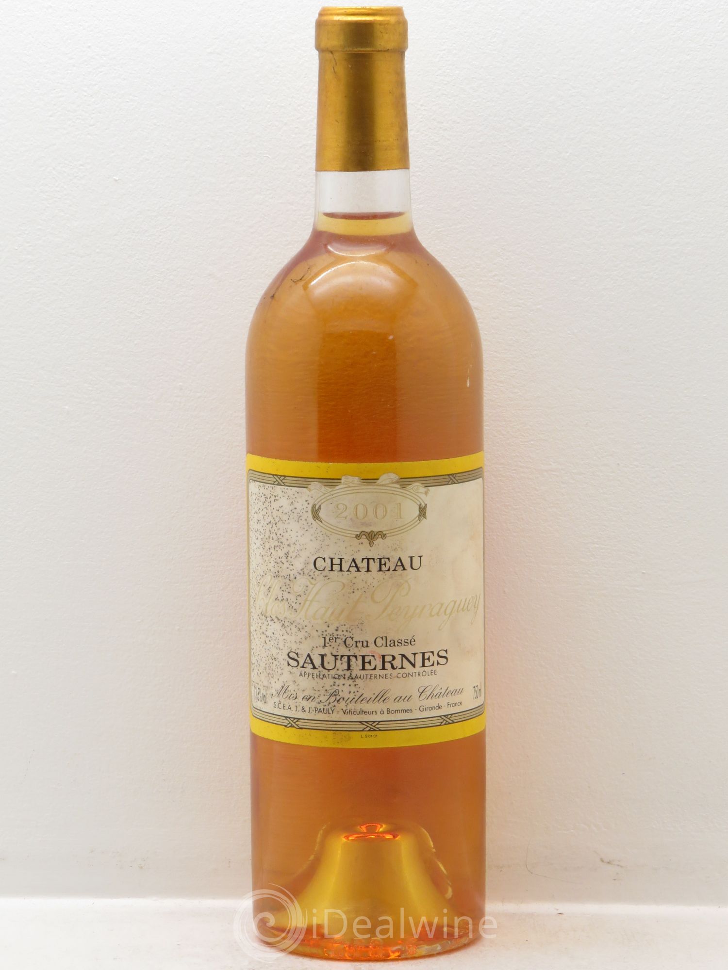 Clos Haut-Peyraguey 1er Grand Cru Classé 2001 - Lotto di 6 bottiglie - 0