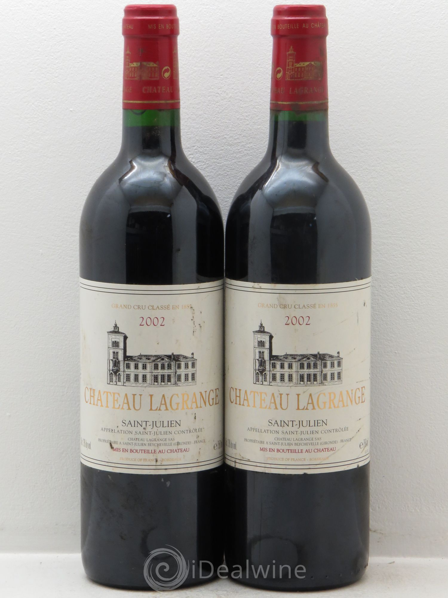 Château Lagrange 3ème Grand Cru Classé 2002 - Lot de 2 bouteilles - 0