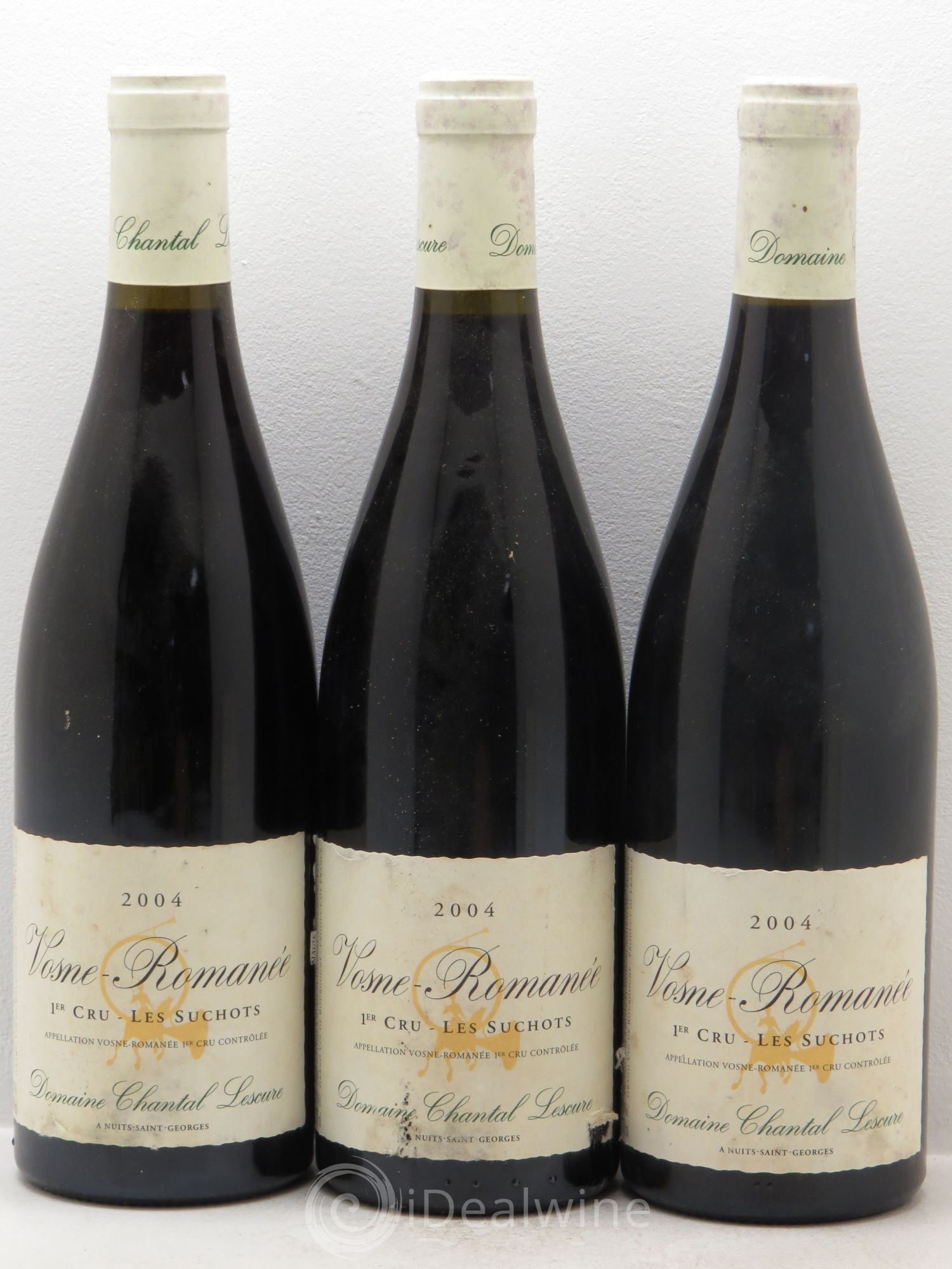 Vosne-Romanée 1er Cru Domaine Chantal Lescure 2004 - Posten von 3 Flaschen - 0