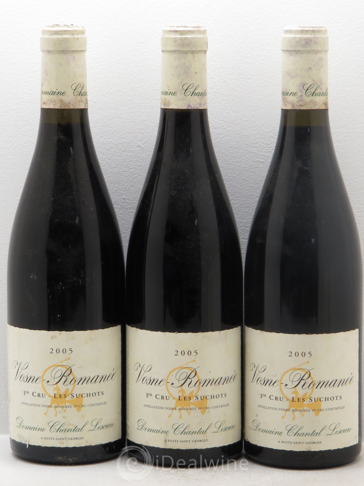 Vosne-Romanée 1er Cru Domaine Chantal Lescure 2005 - Posten von 3 Flaschen - 0