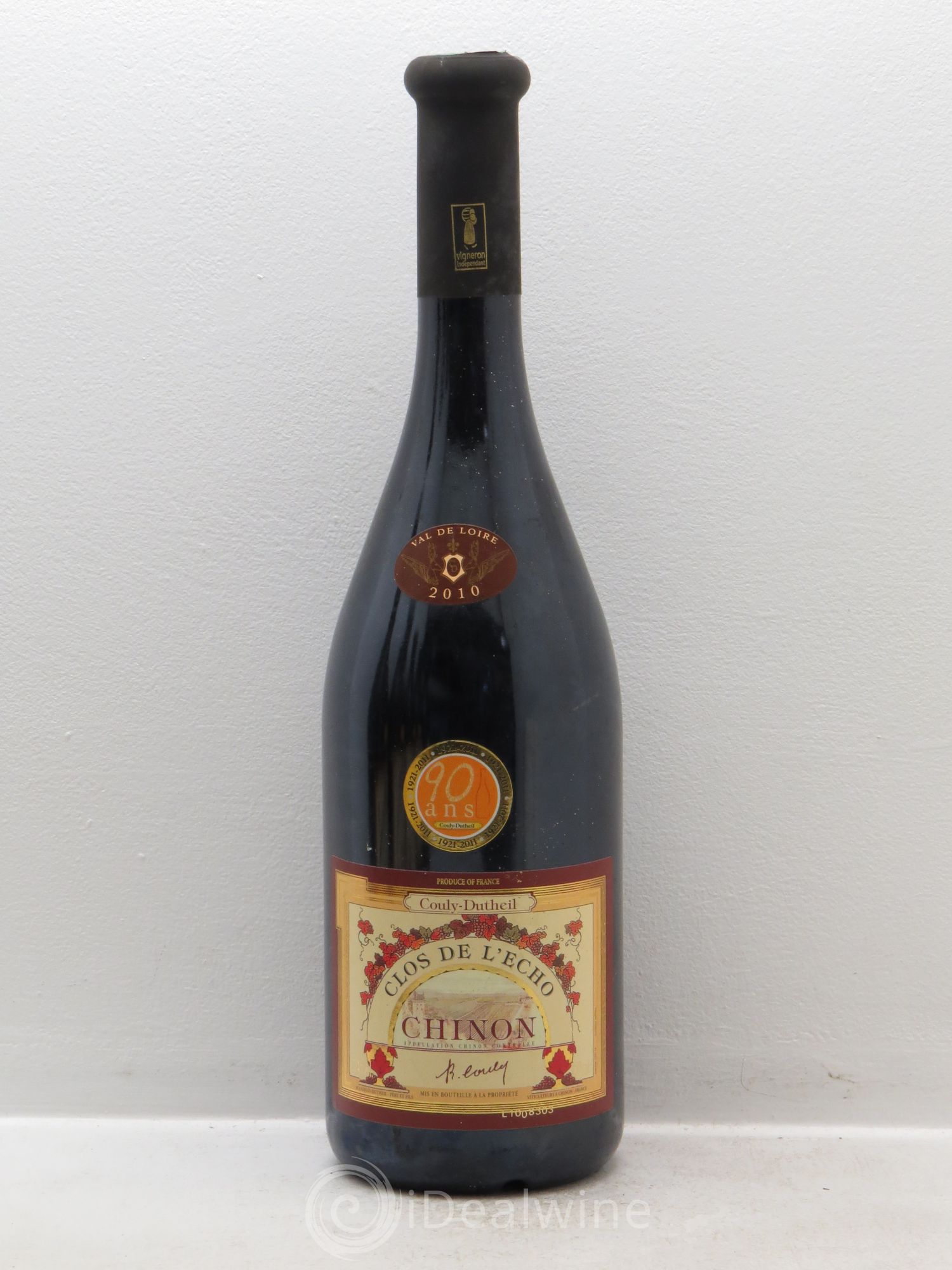 Chinon Clos de l'Echo Couly-Dutheil 2010 - Lot de 6 bouteilles - 0