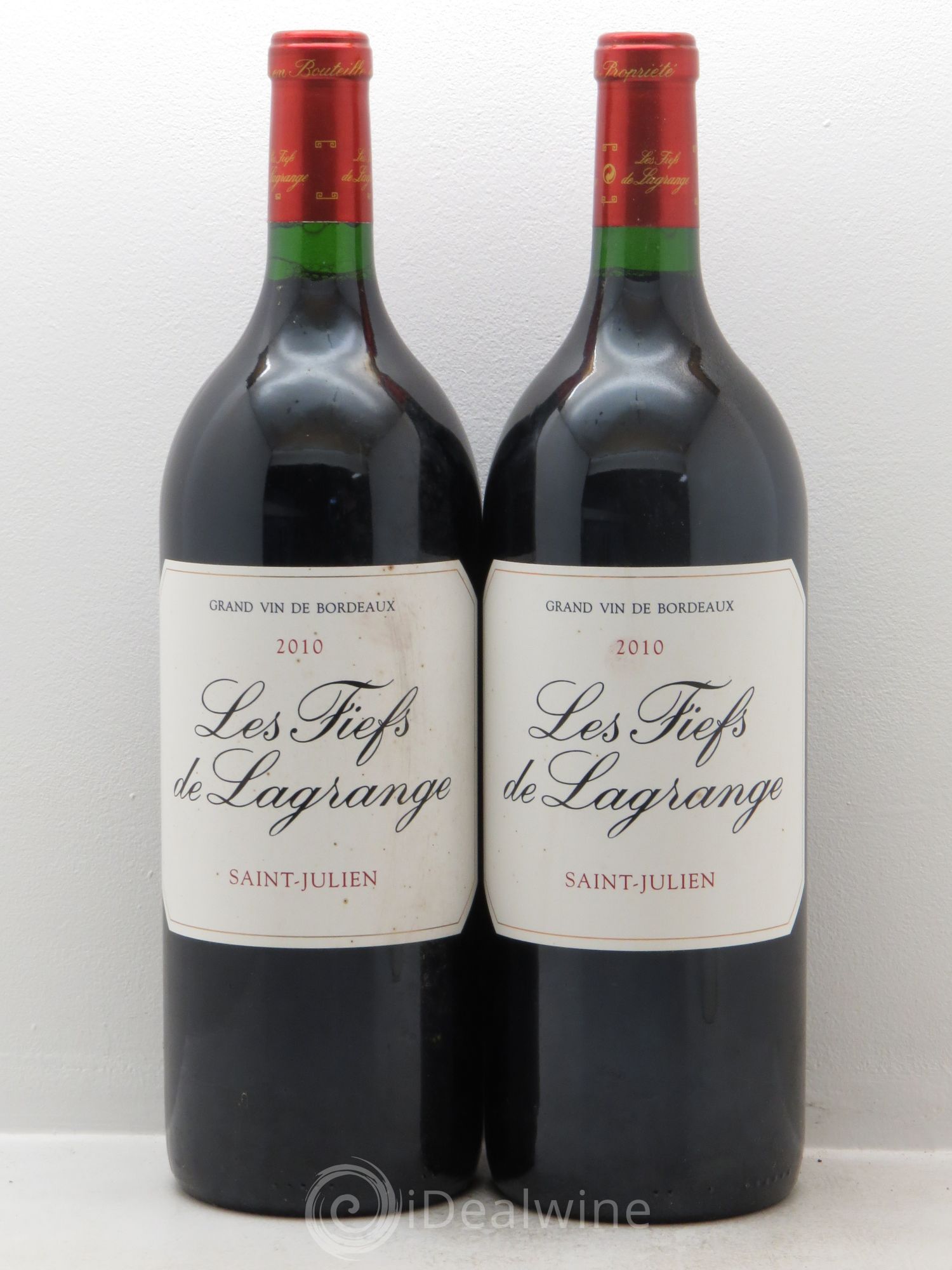 Les Fiefs de Lagrange Second Vin 2010 - Lot de 2 magnums - 0