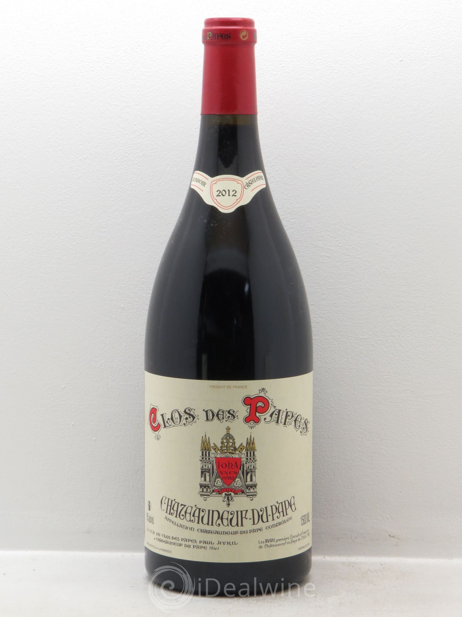Châteauneuf-du-Pape Clos des Papes - Paul Avril 2012 - Lot de 1 magnum - 0