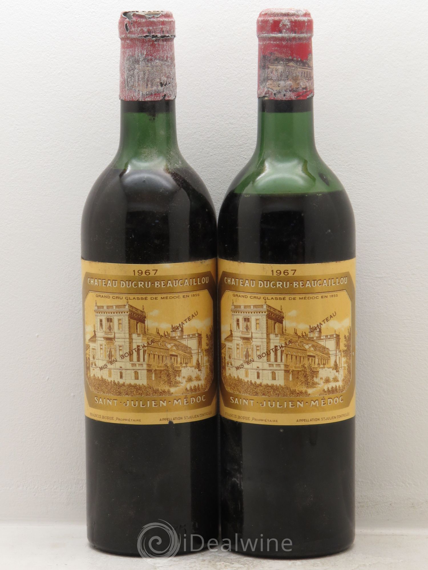 Château Ducru Beaucaillou 2ème Grand Cru Classé 1967 - Lot de 2 bouteilles - 0