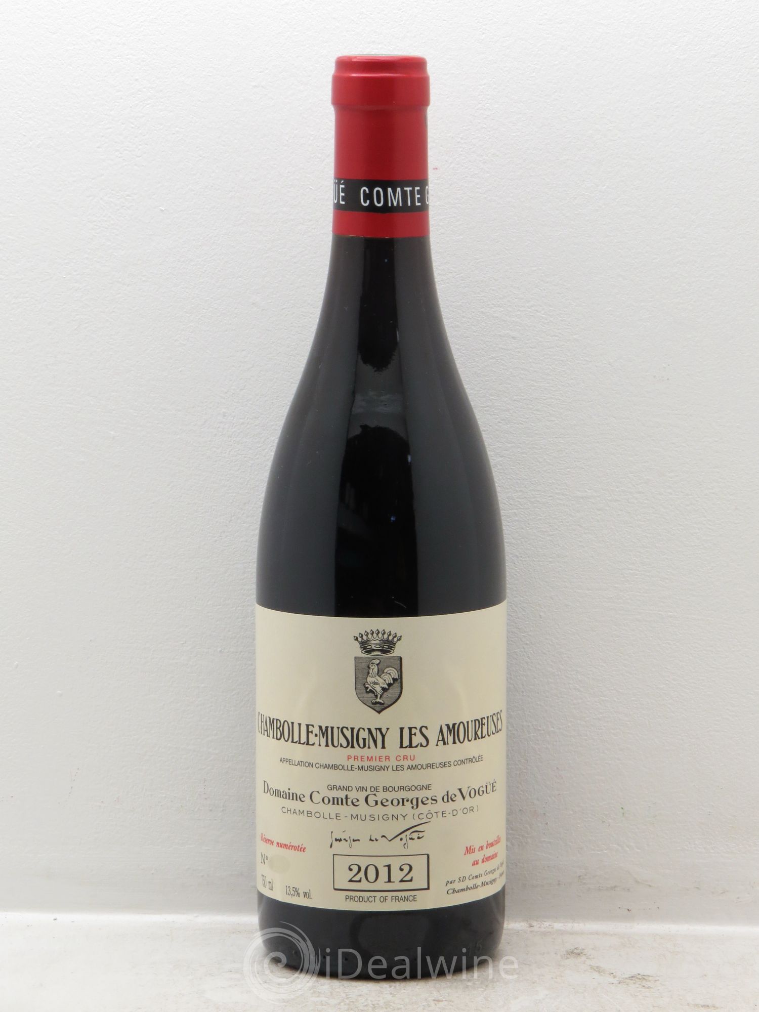 Chambolle-Musigny 1er Cru Les Amoureuses Comte Georges de Vogüé 2012 - Lot de 1 bouteille - 0