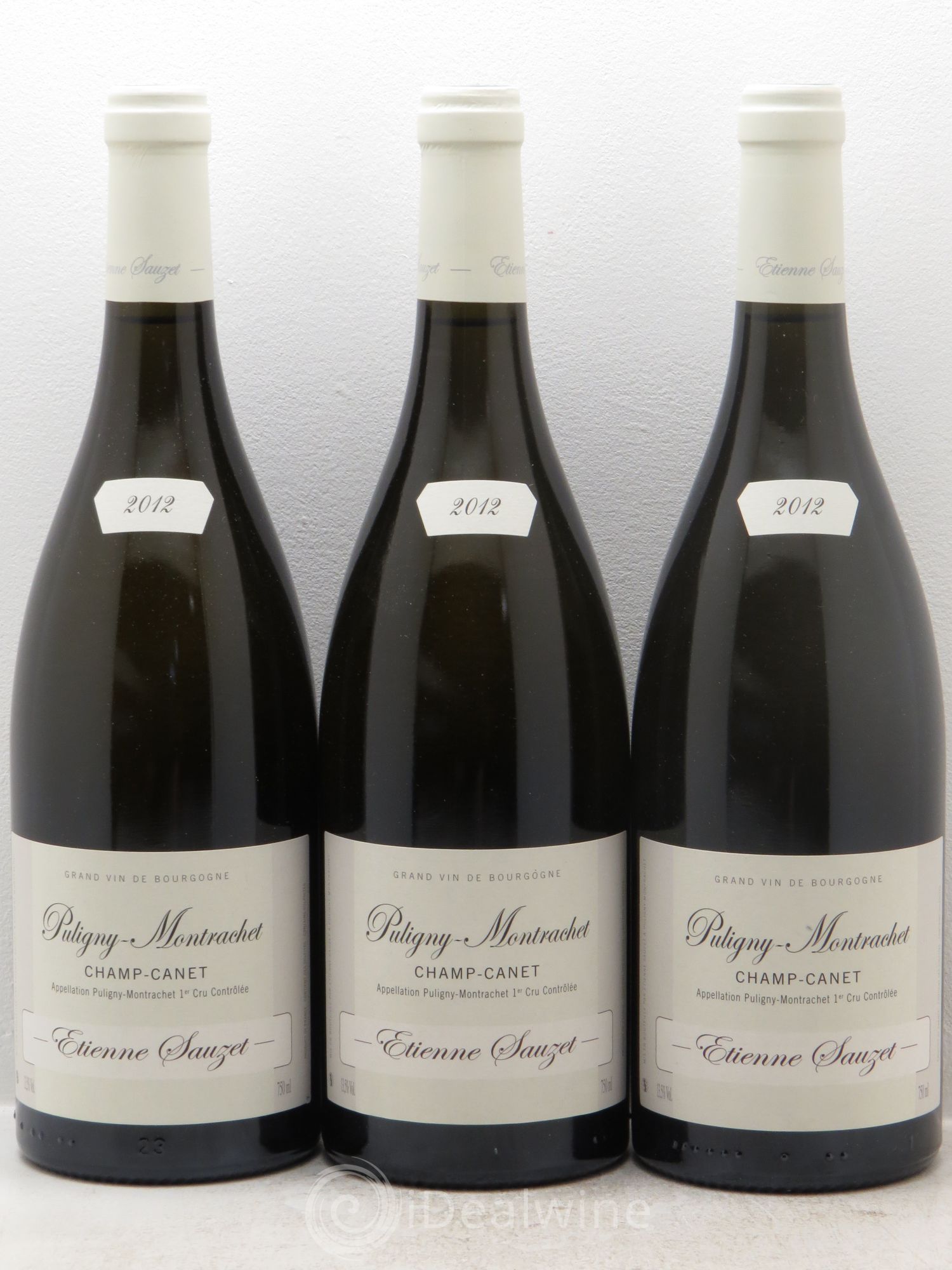 Puligny-Montrachet 1er Cru Champ Canet Etienne Sauzet 2012 - Lot de 3 bouteilles - 0