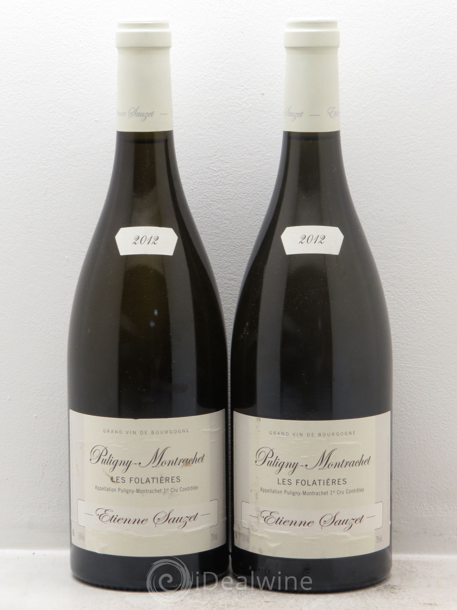 Puligny-Montrachet 1er Cru Les Folatières Etienne Sauzet 2012 - Lot de 2 bouteilles - 0