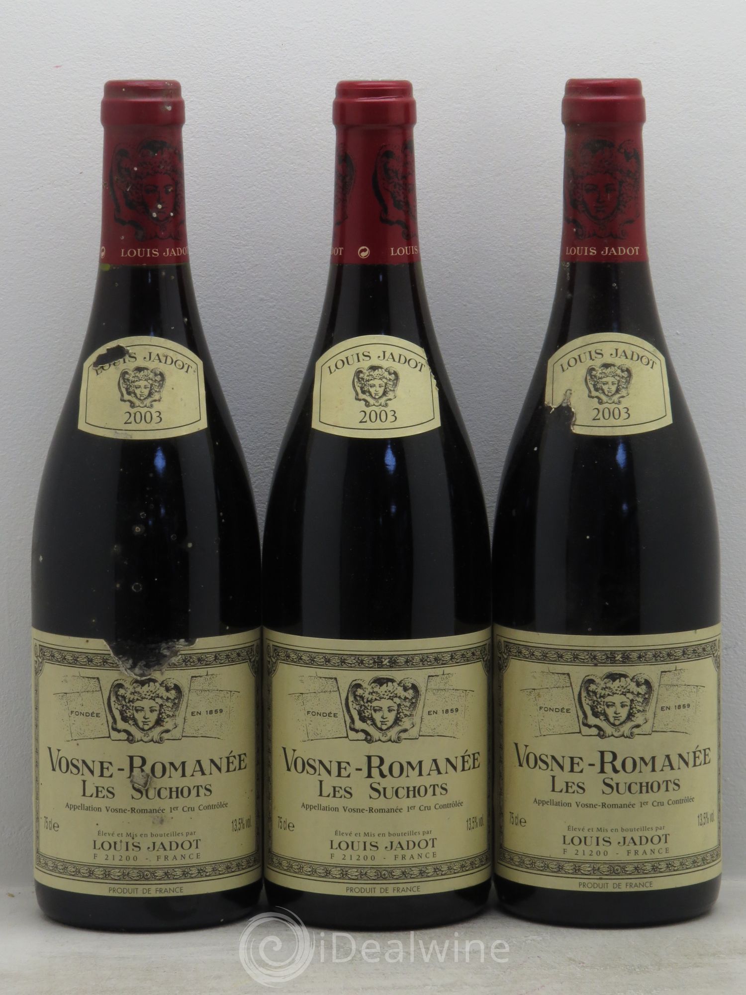 Vosne-Romanée 1er Cru 2003 - Lot de 3 bouteilles - 0