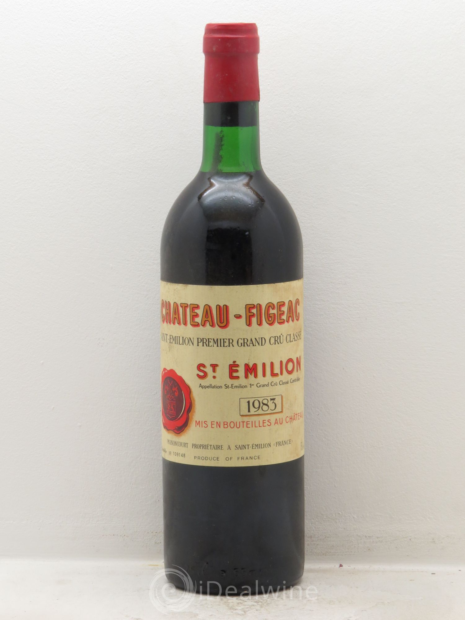 Château Figeac 1er Grand Cru Classé A 1983 - Lot de 1 bouteille - 0